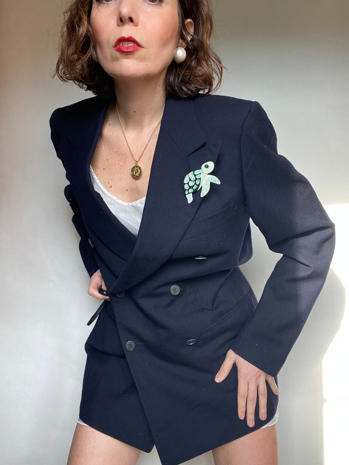 Blazer doppiopetto blu