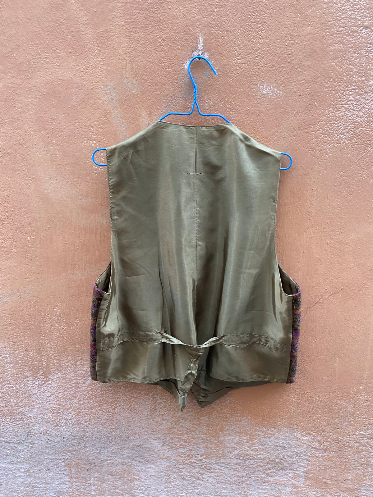 Gilet velluto marrone
