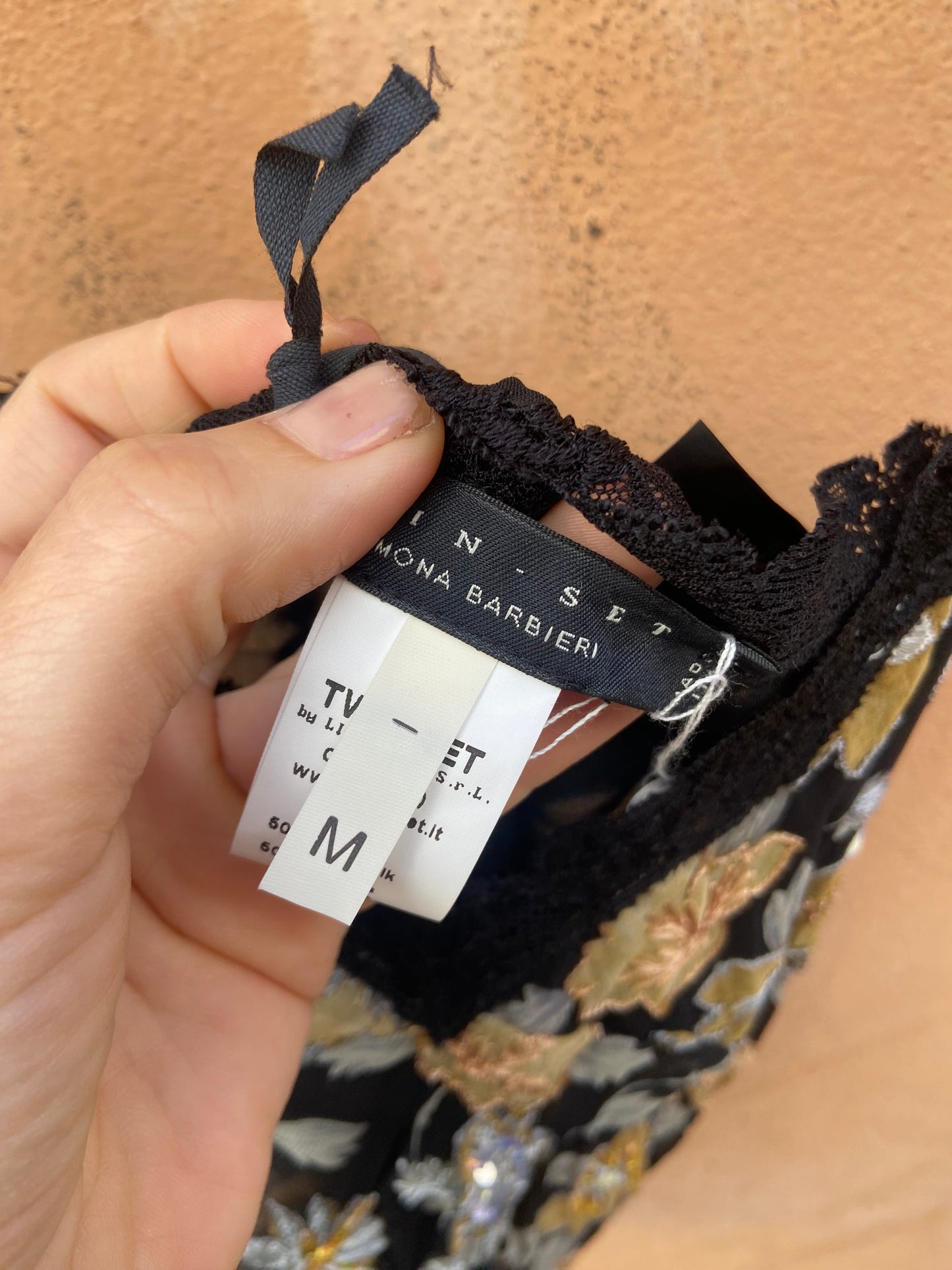 Twinset y2k top nero