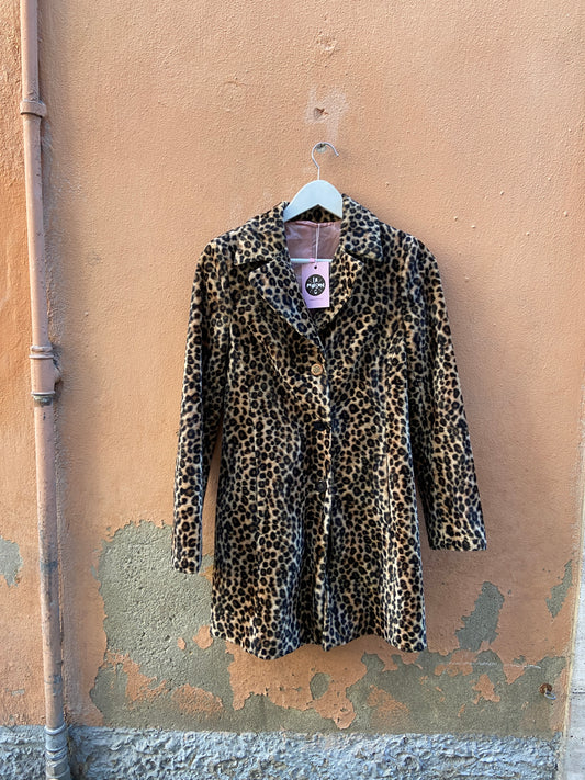 Eco pelliccia leopardata