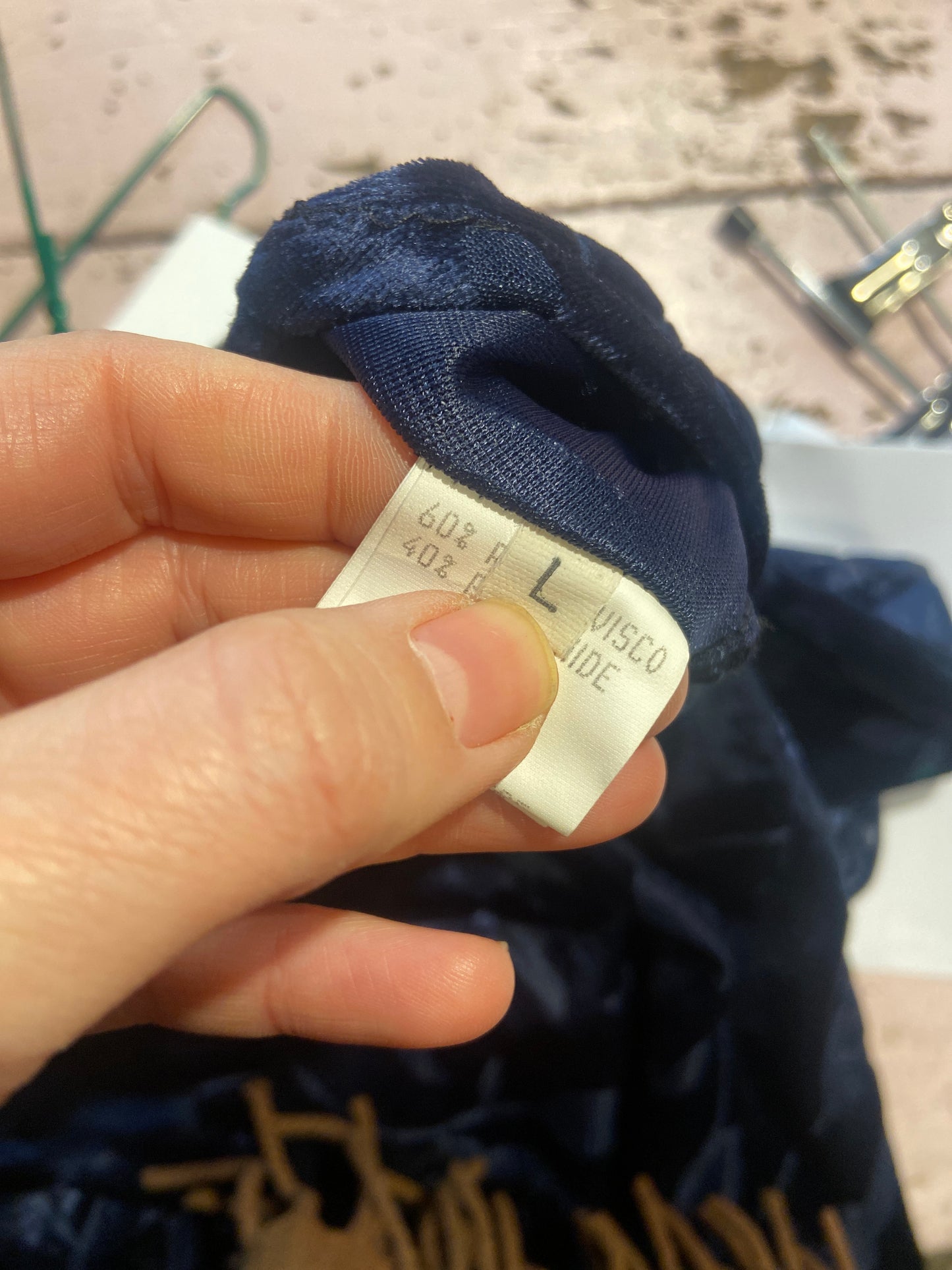 Abito lungo velluto damascato