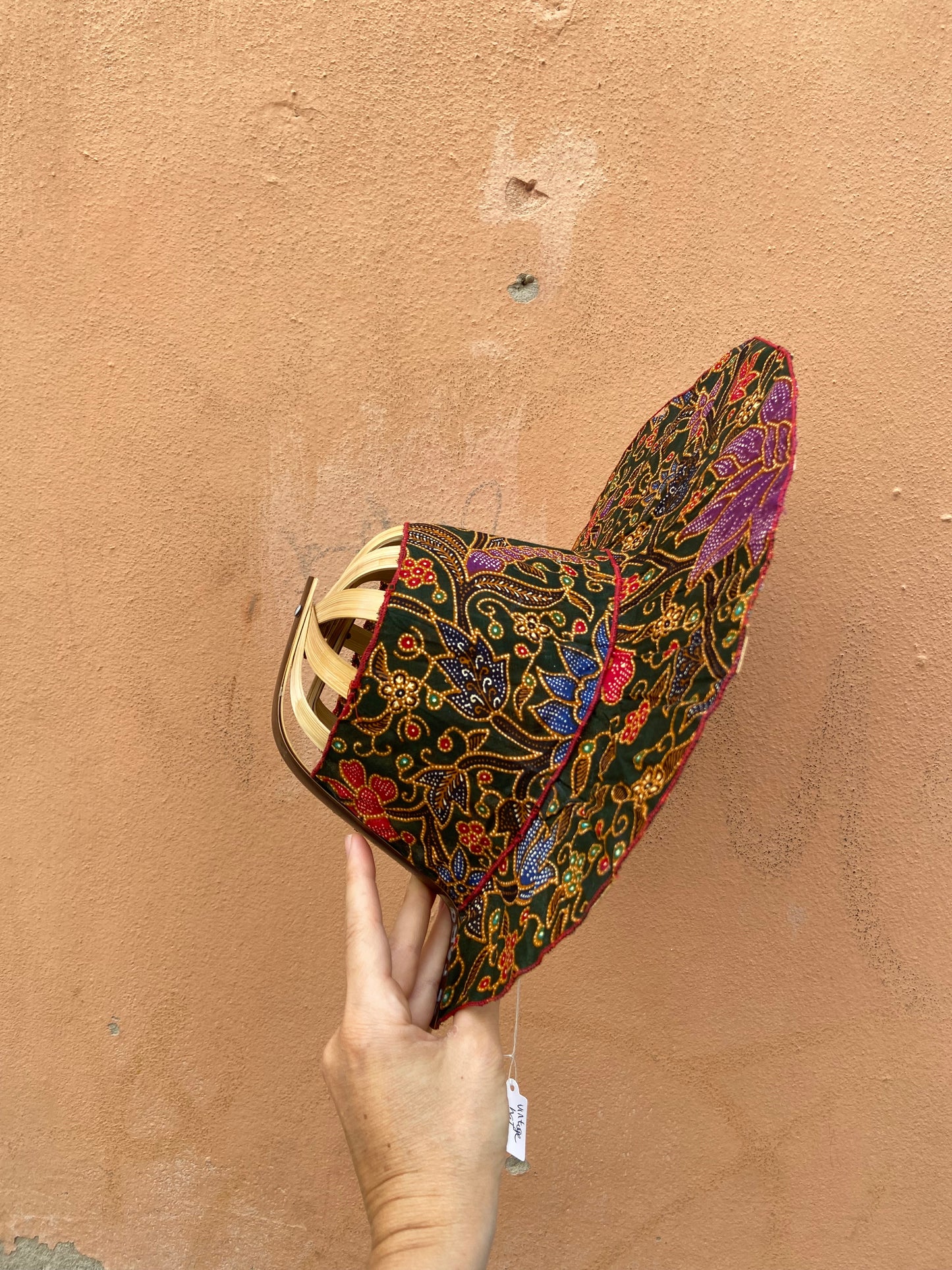 Cappello ventaglio in bambù