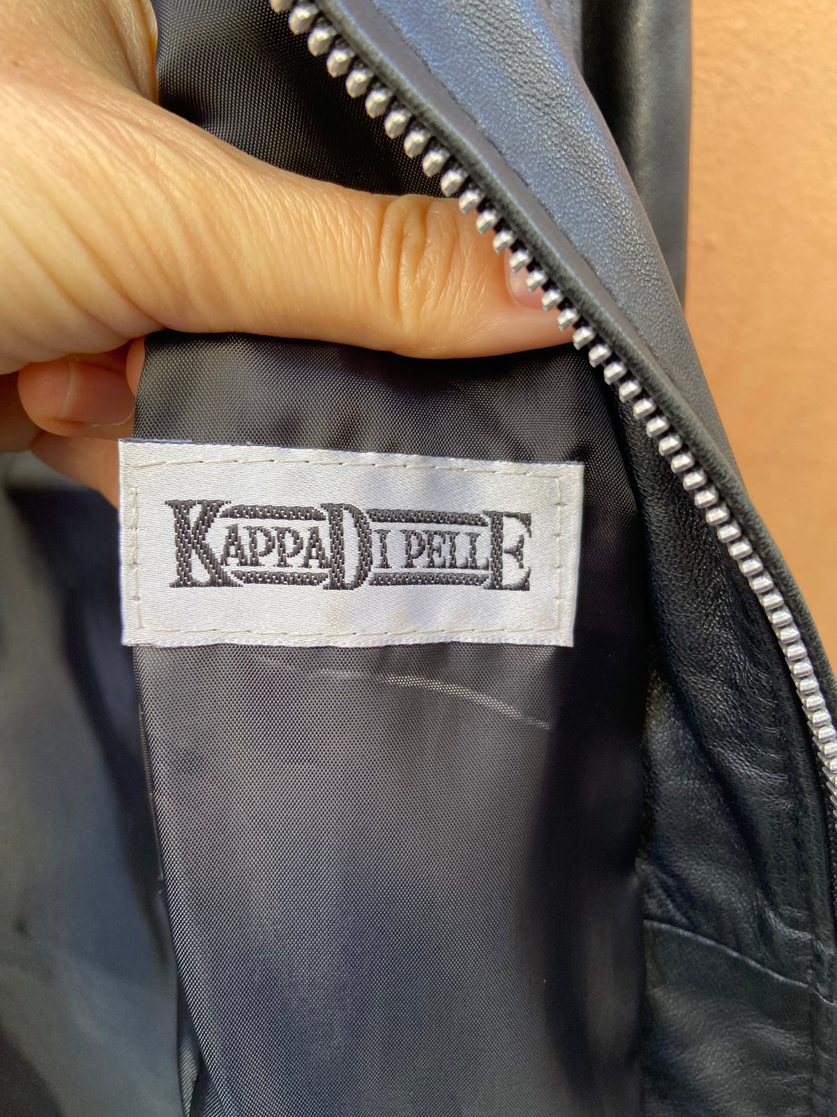 Giacca pelle y2k