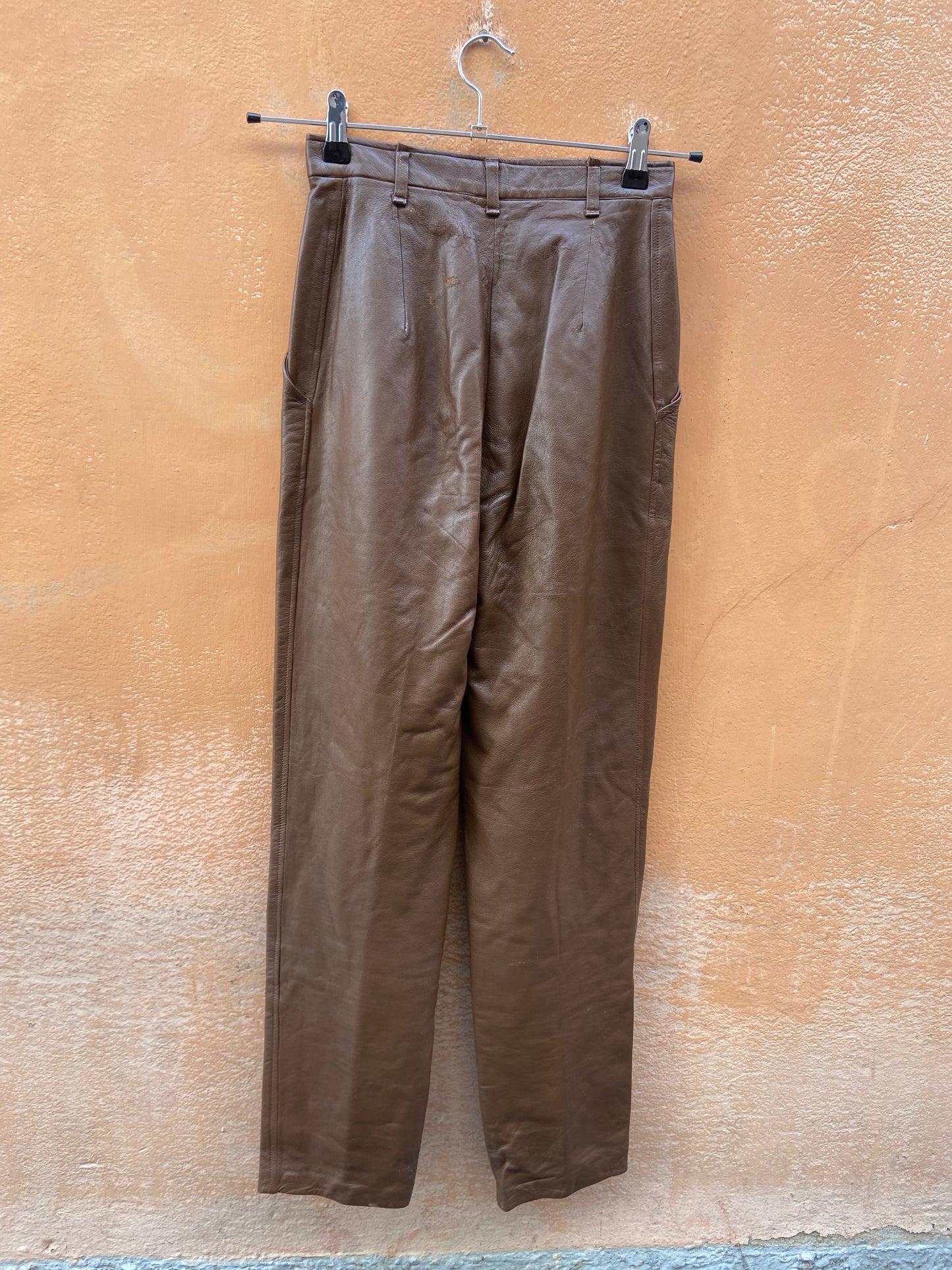 Pantalone in pelle