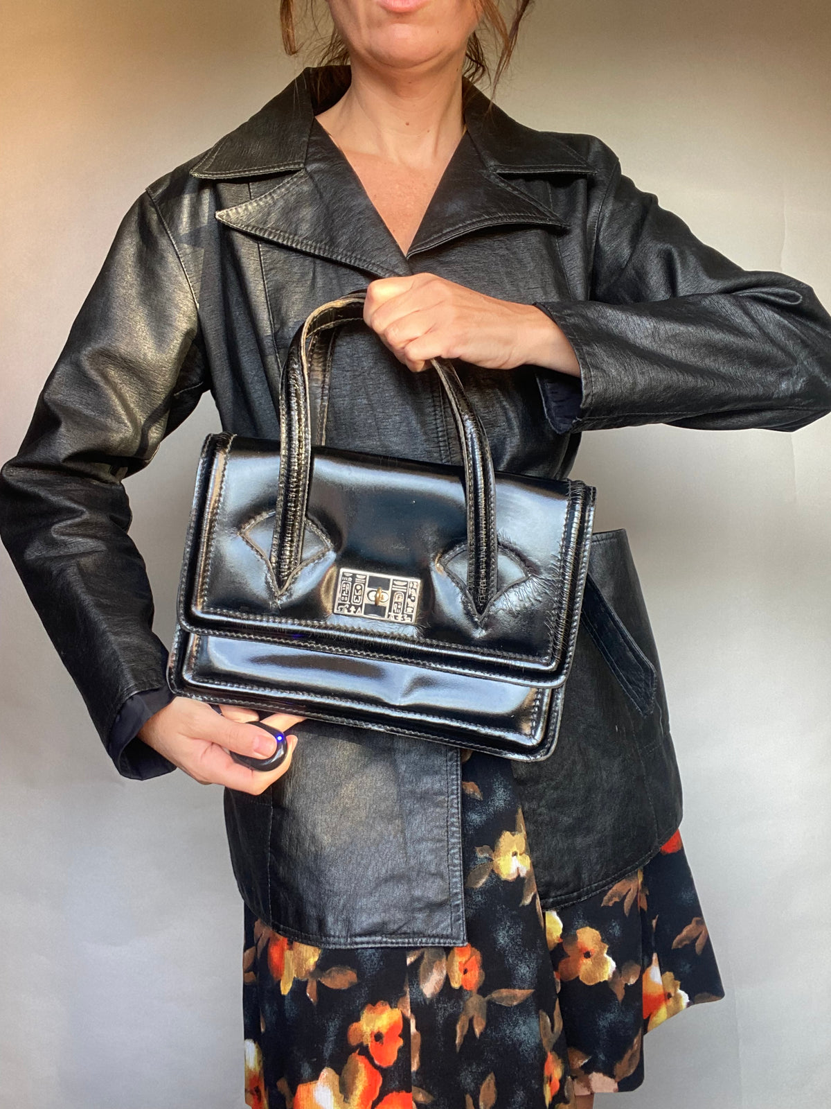 Borsetta vintage vernice