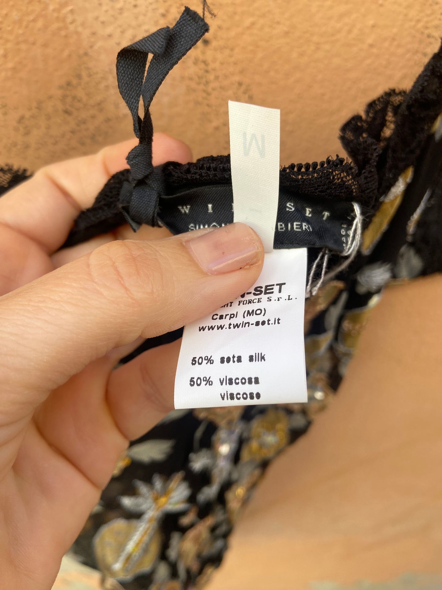 Twinset y2k top nero