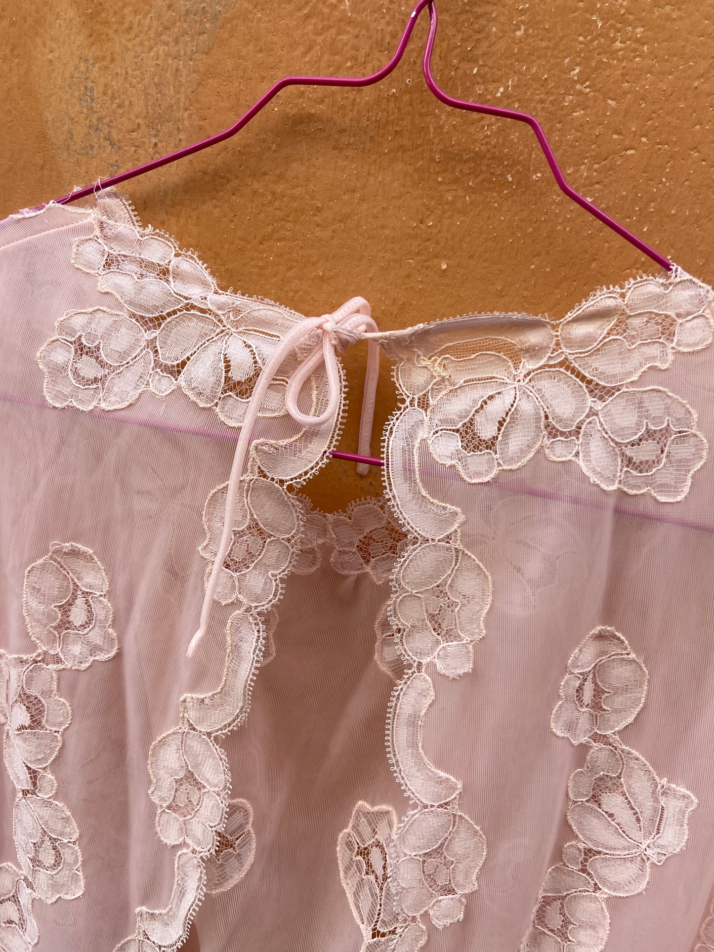 Abito camicia da notte rosa
