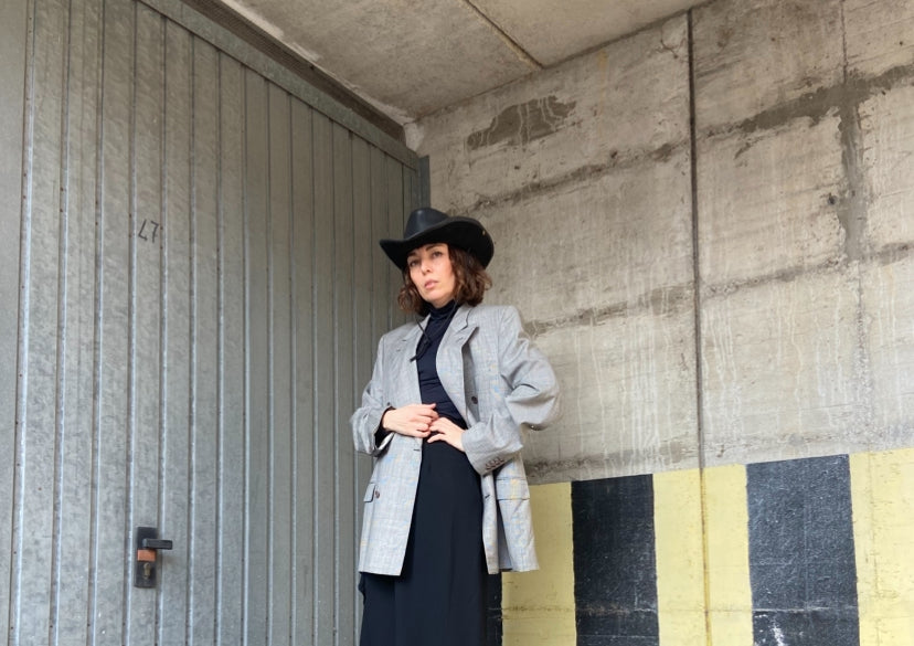 Cappello texano in pelle
