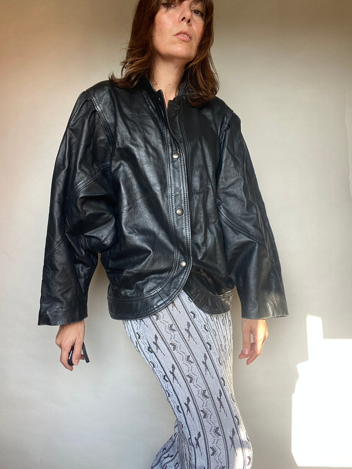 Bluson 80s pelle