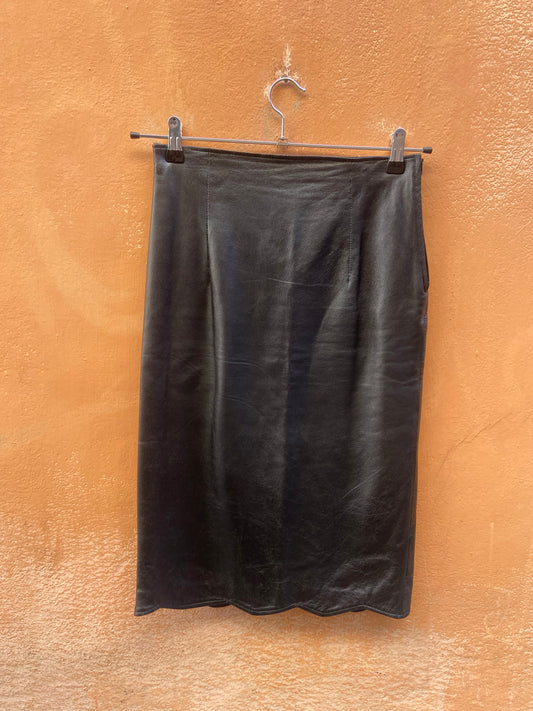 Midi pelle fondo ondulato
