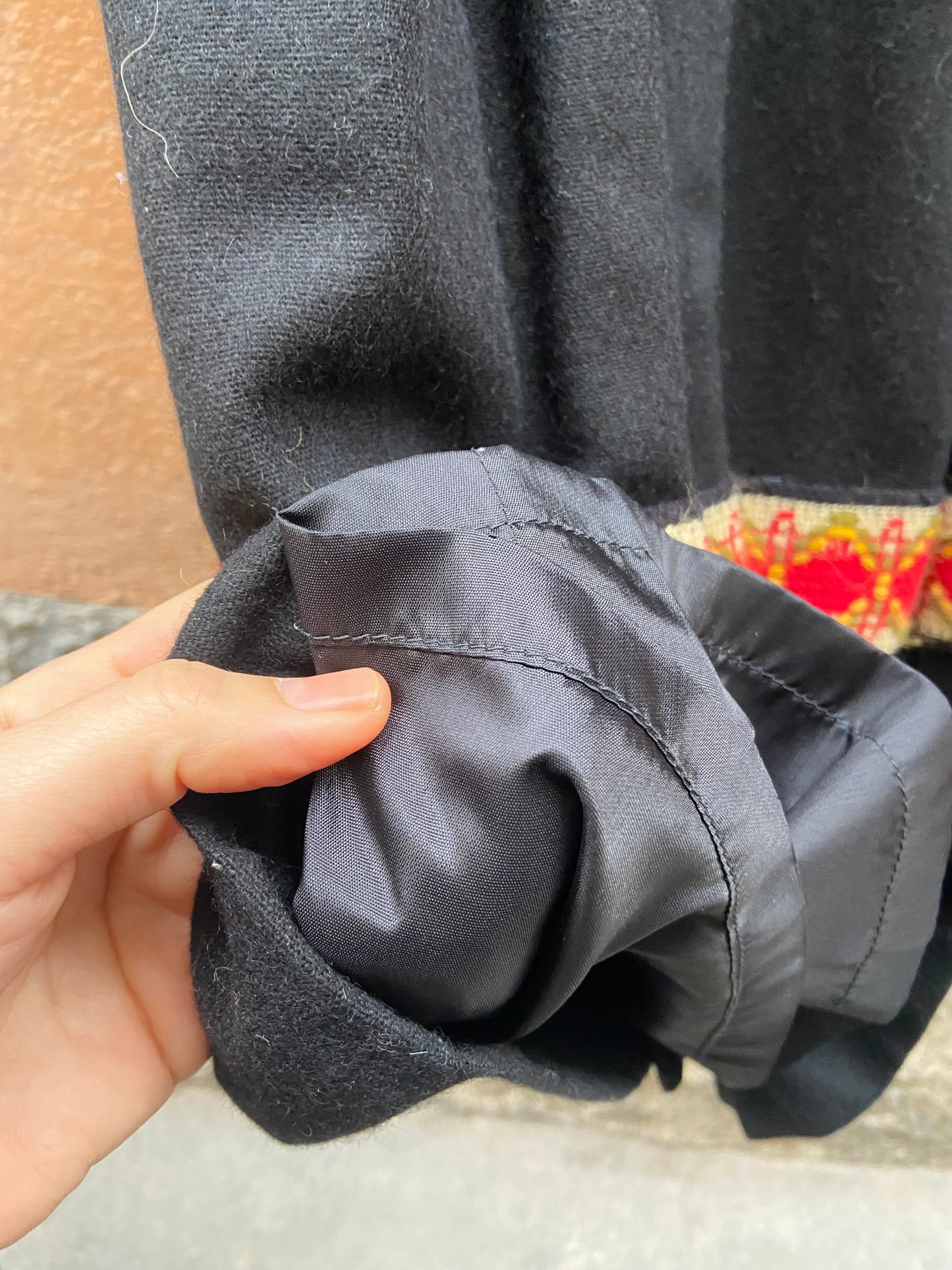 Abito lana sartoriale 70s