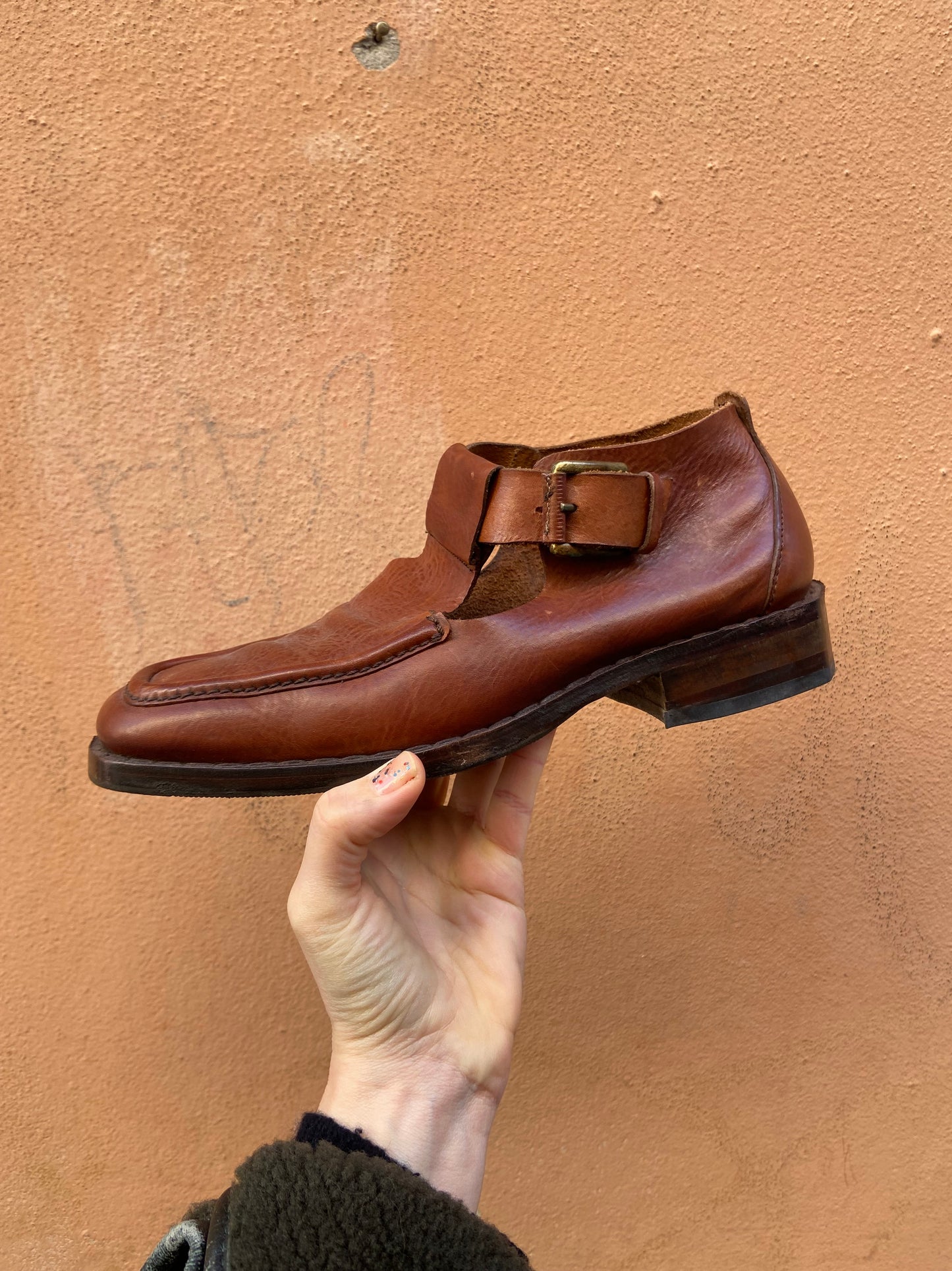 Mocassino cut out 70s 40