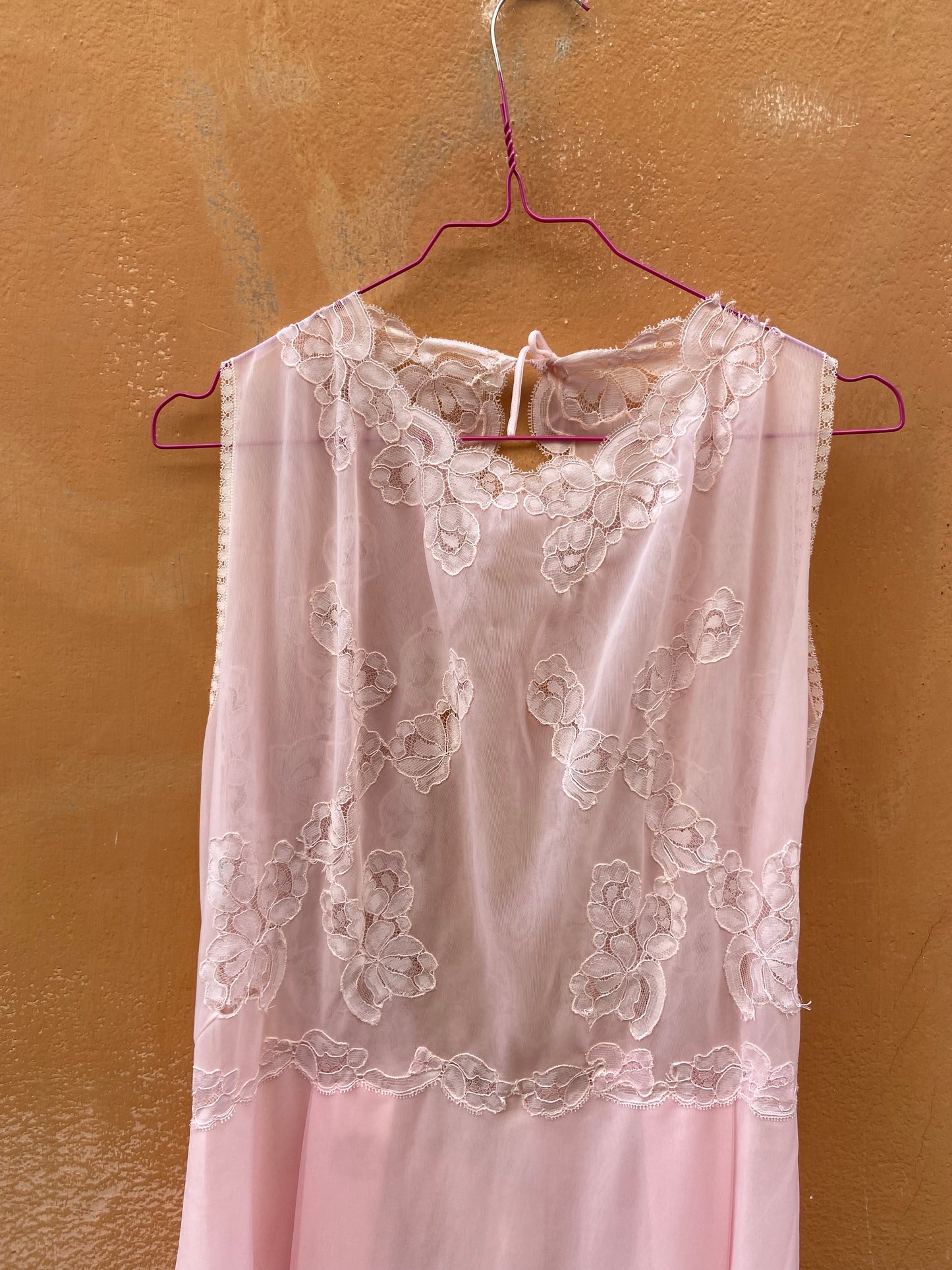 Abito camicia da notte rosa