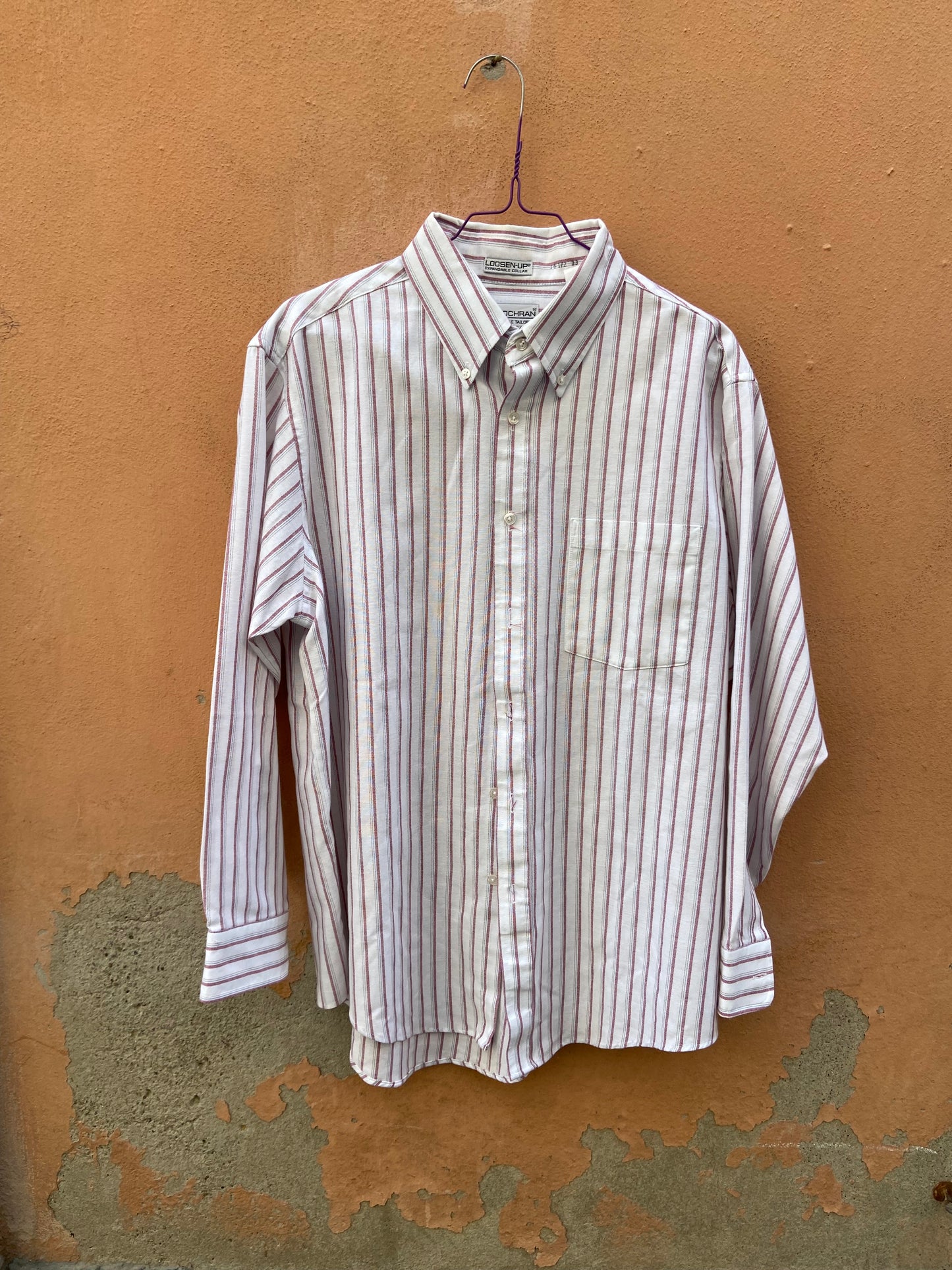 Camicia righe rossiccio