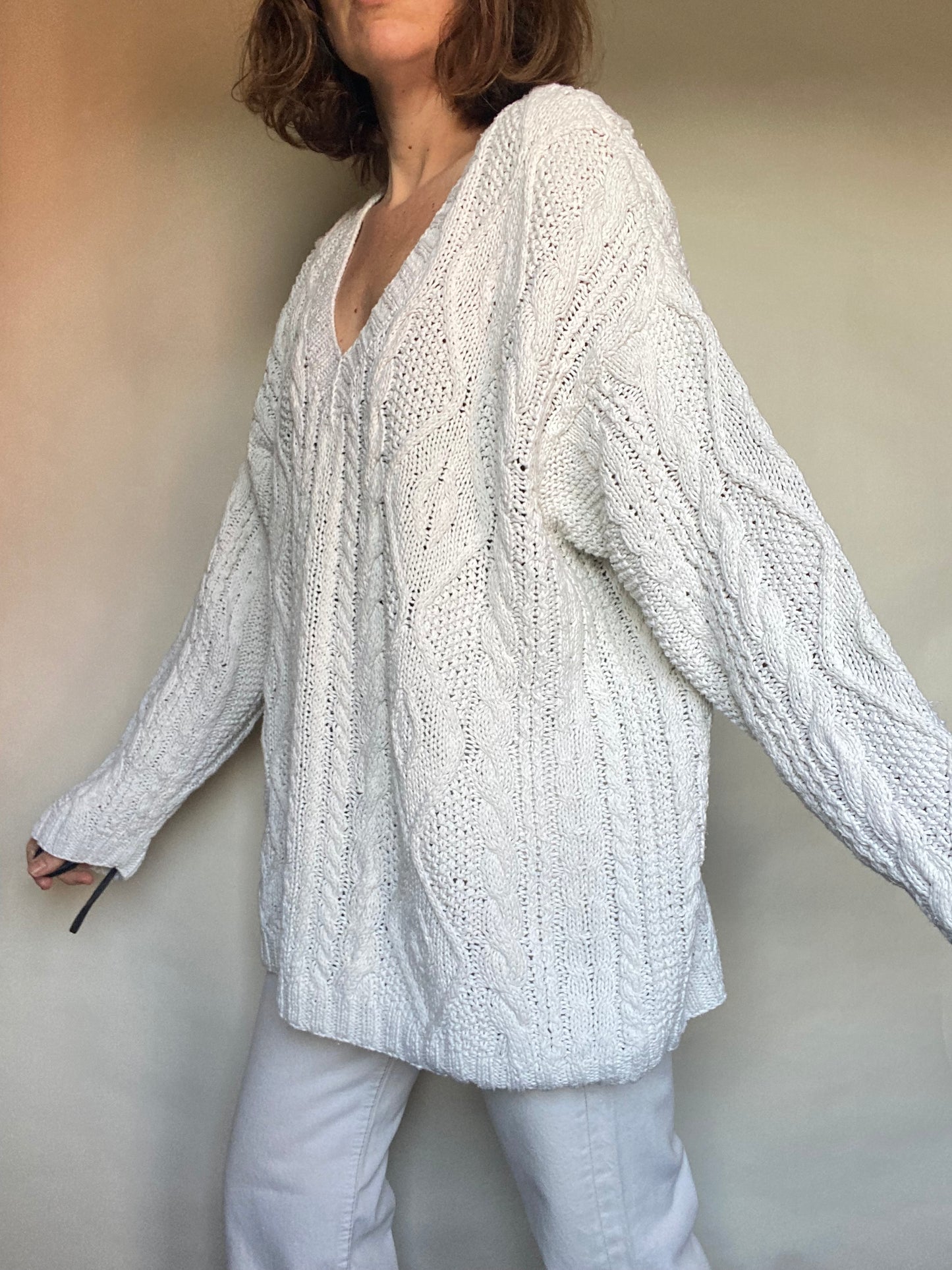Maglione scollo V