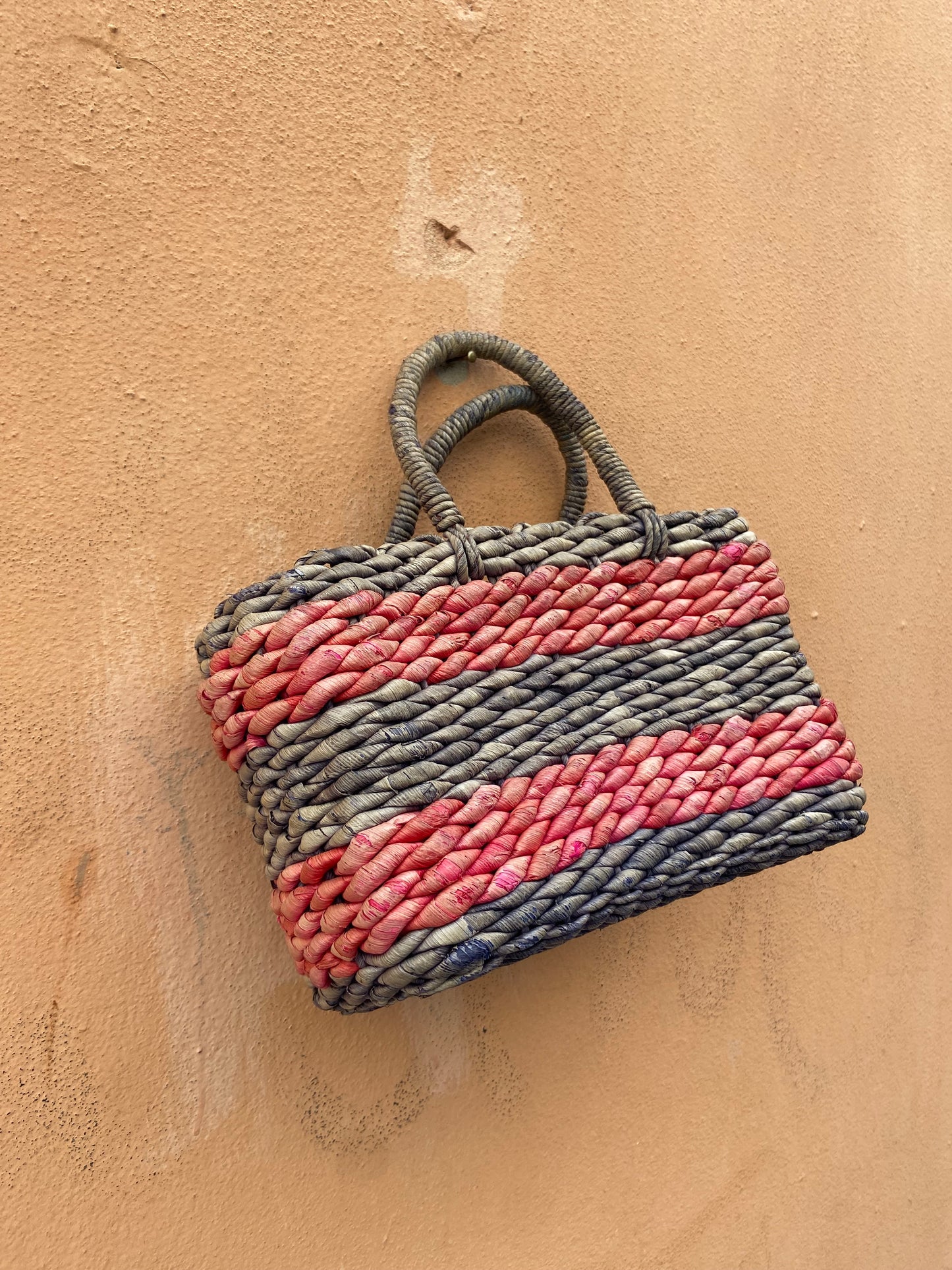 Bauletto vintage in paglia