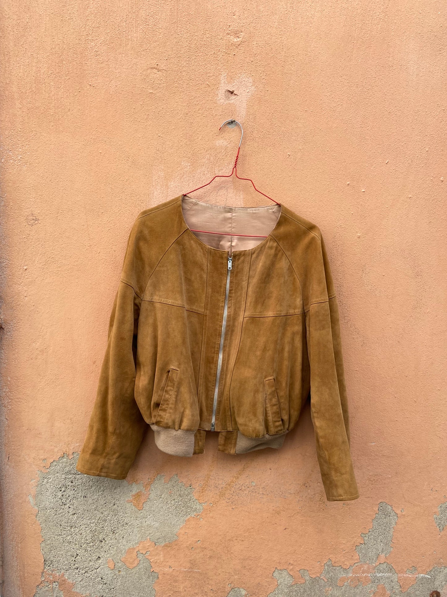 Bomber scamosciato