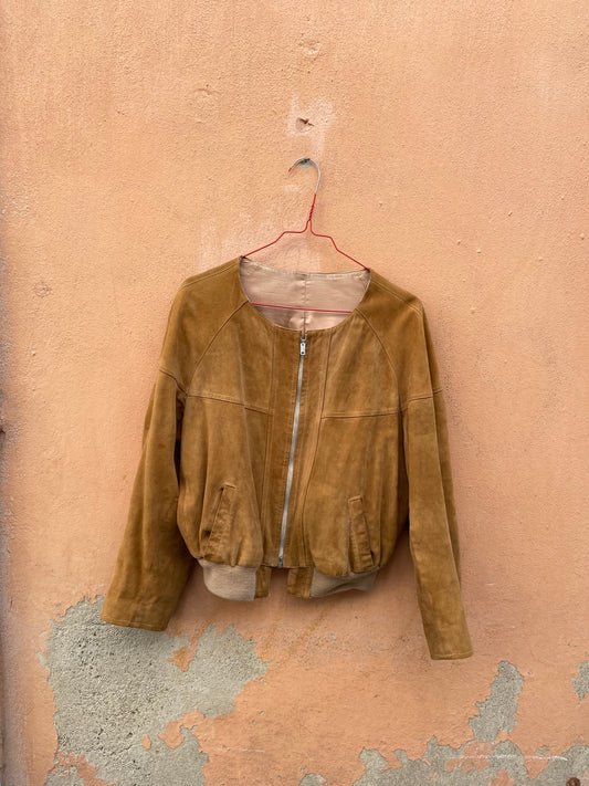 Bomber scamosciato