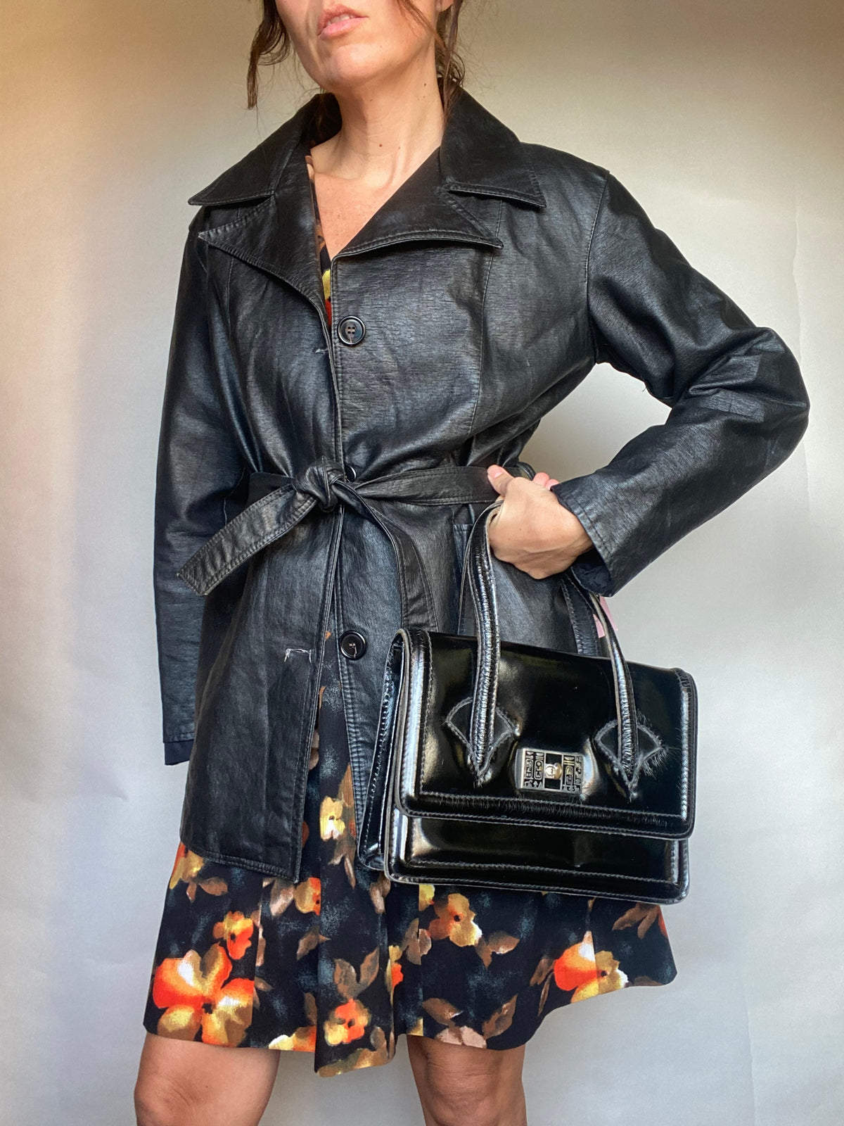 Borsetta vintage vernice