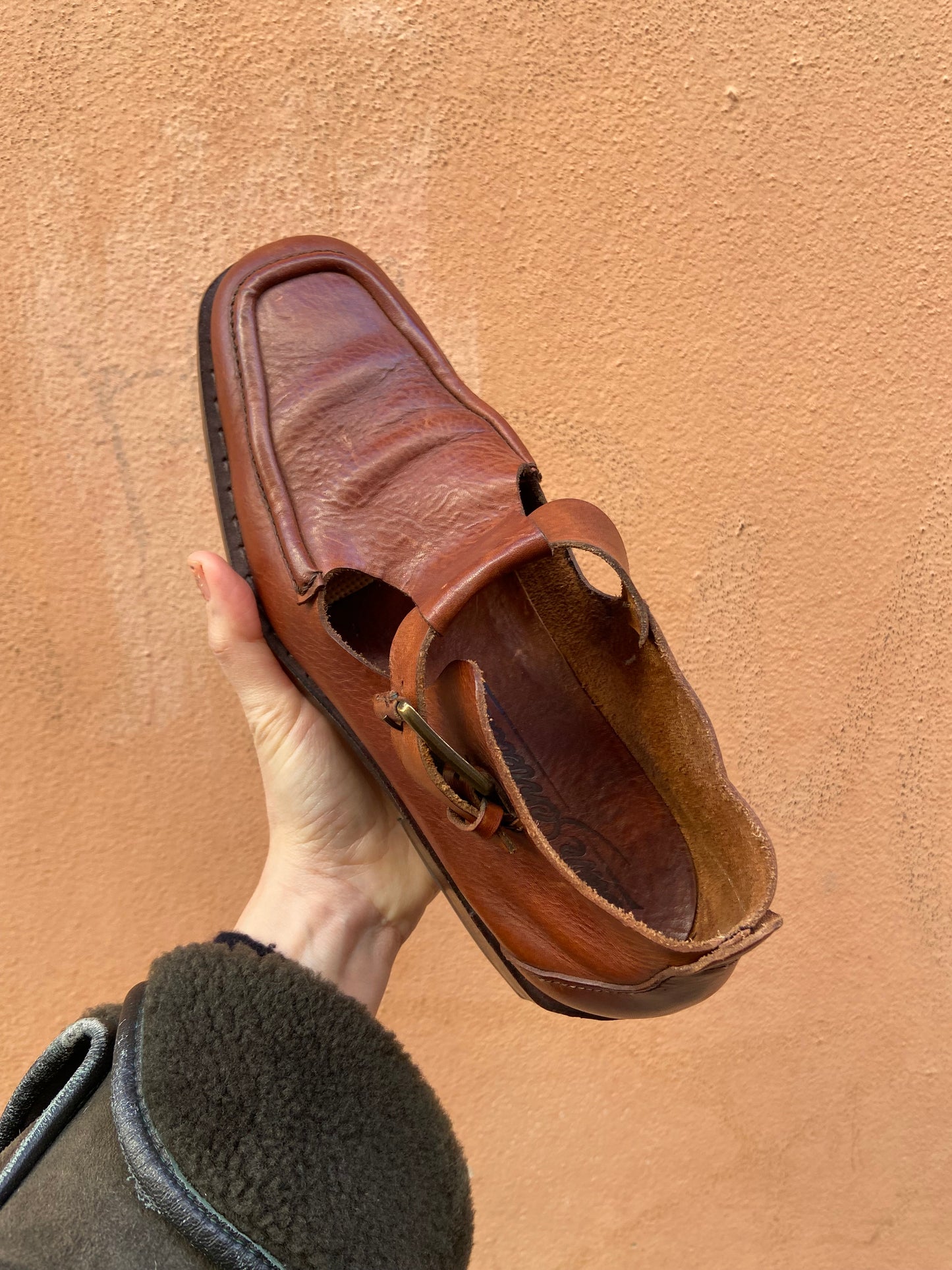 Mocassino cut out 70s 40