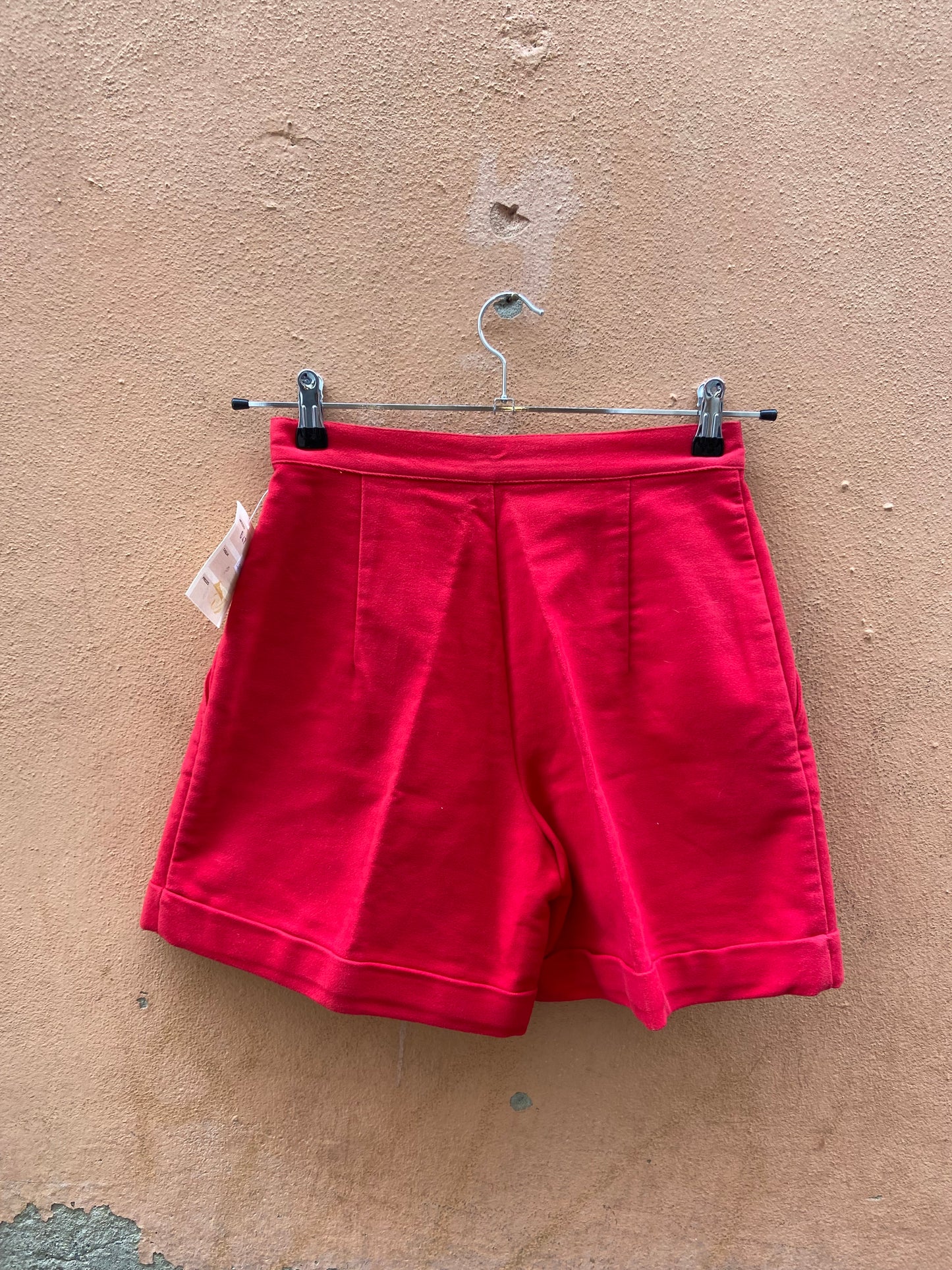 Bermuda fustagno rosso