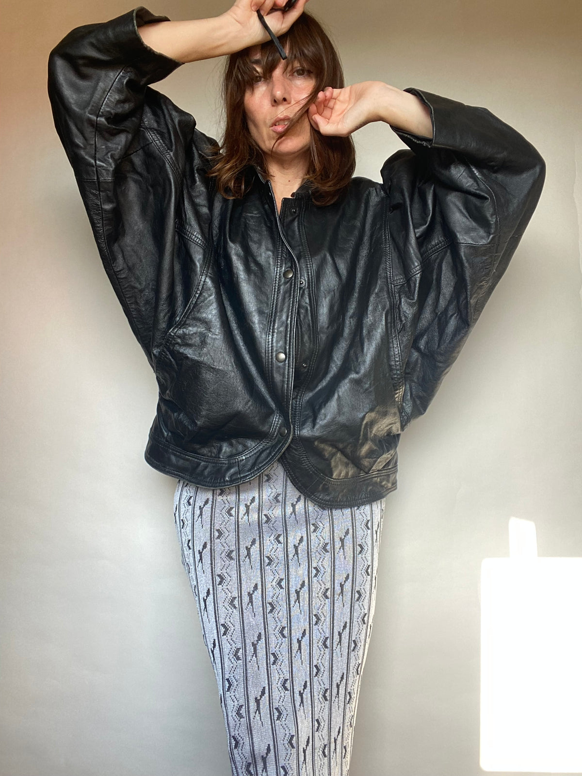 Bluson 80s pelle