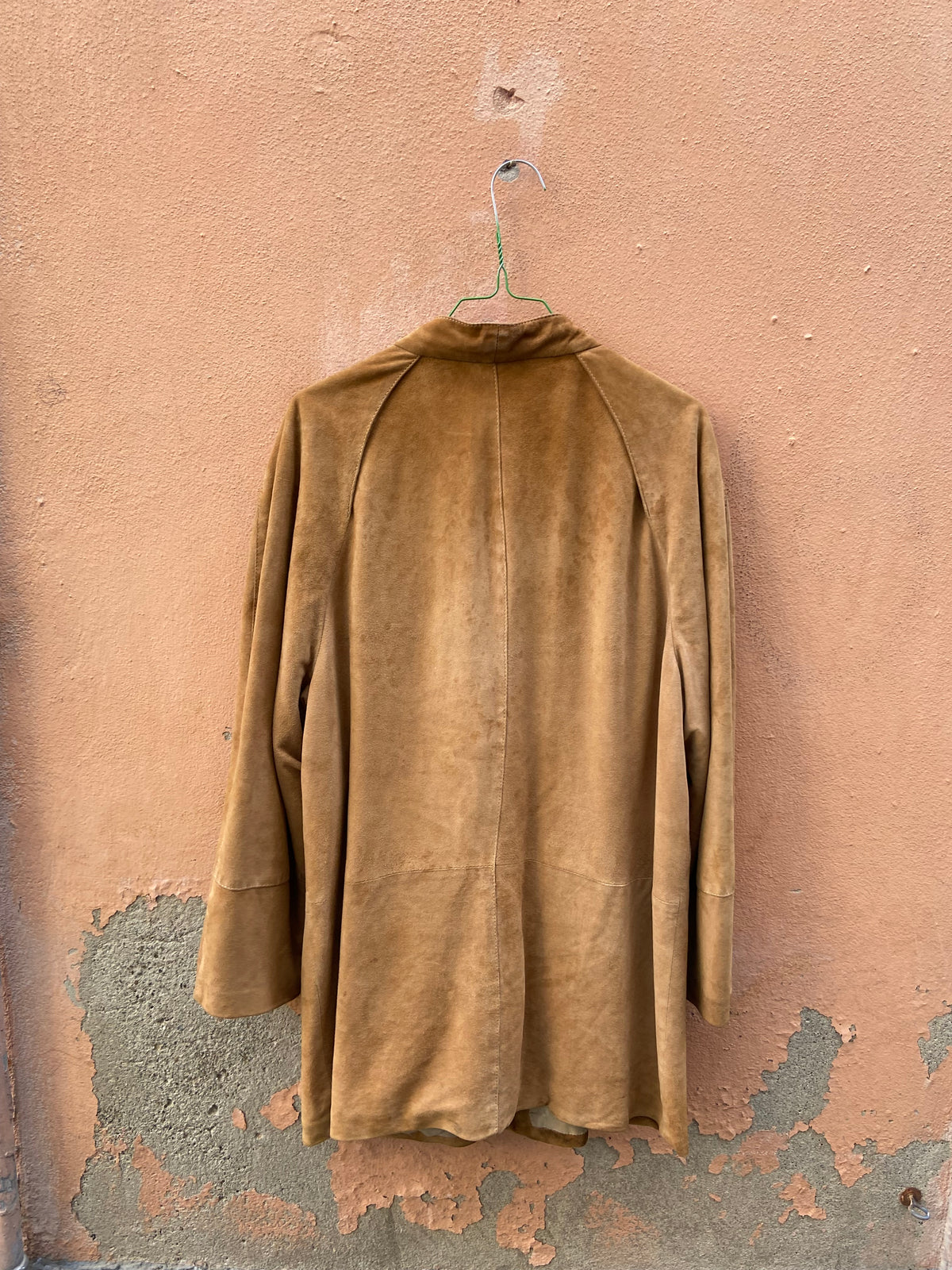 Giacca camicia camoscio