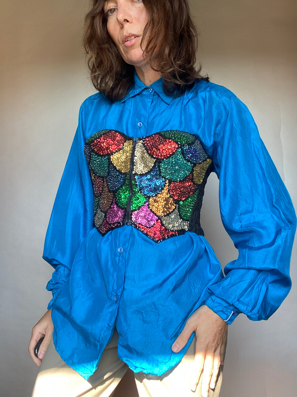 Bustier pailettes