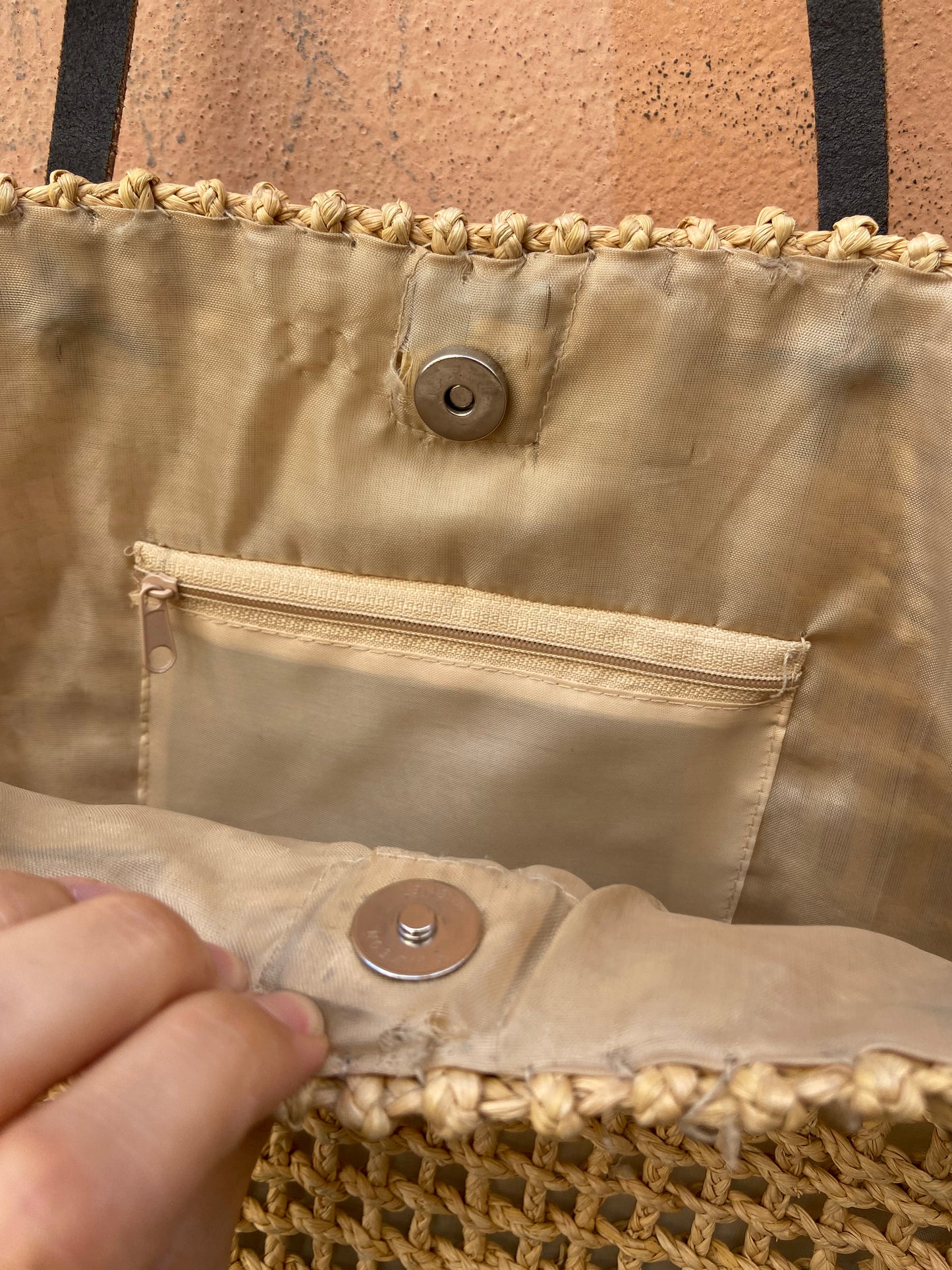 Borsa spiaggia paglia media