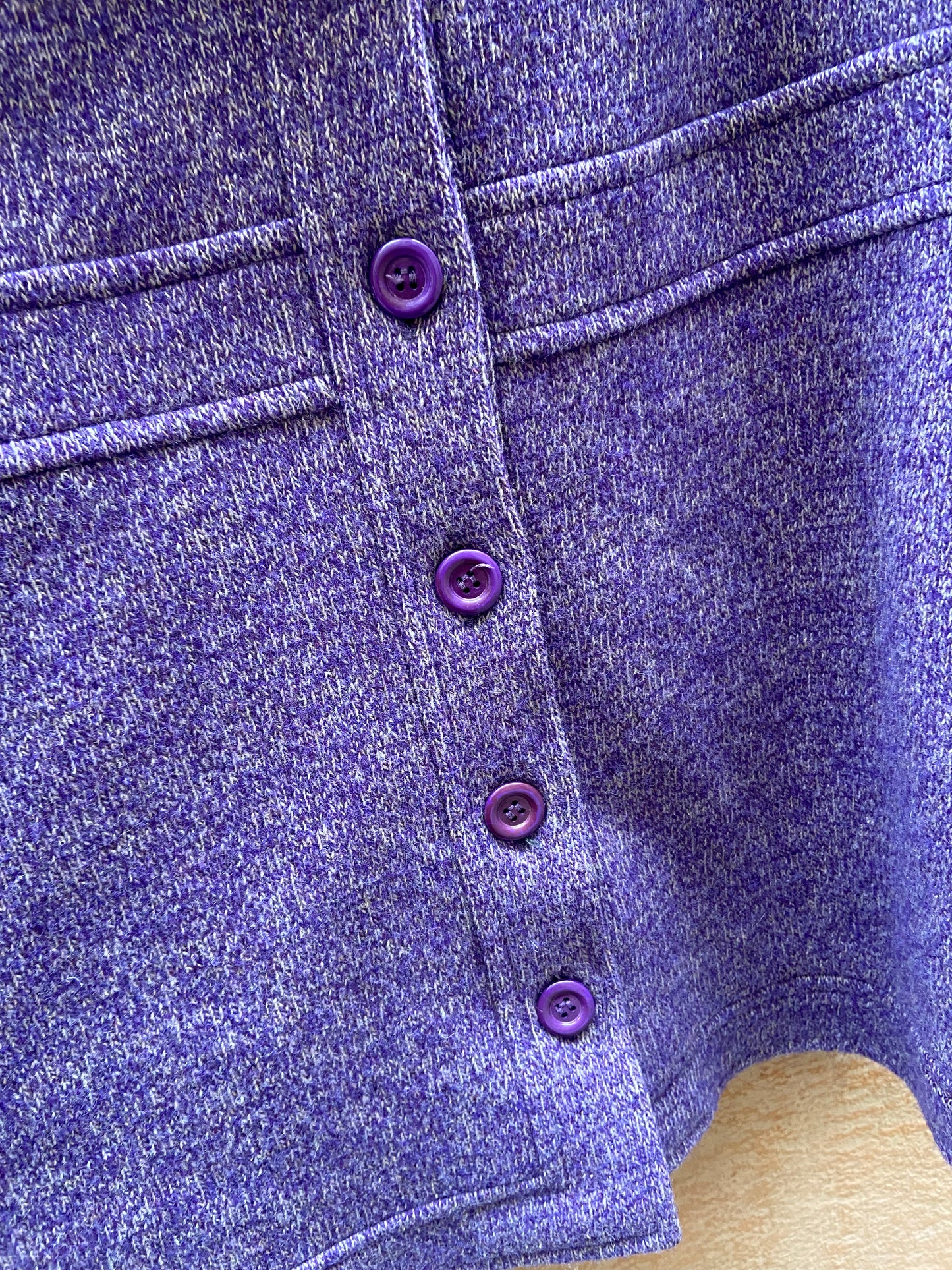 Completo elegante mélange violetto