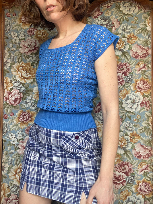 Maglia crochet carta zucchero