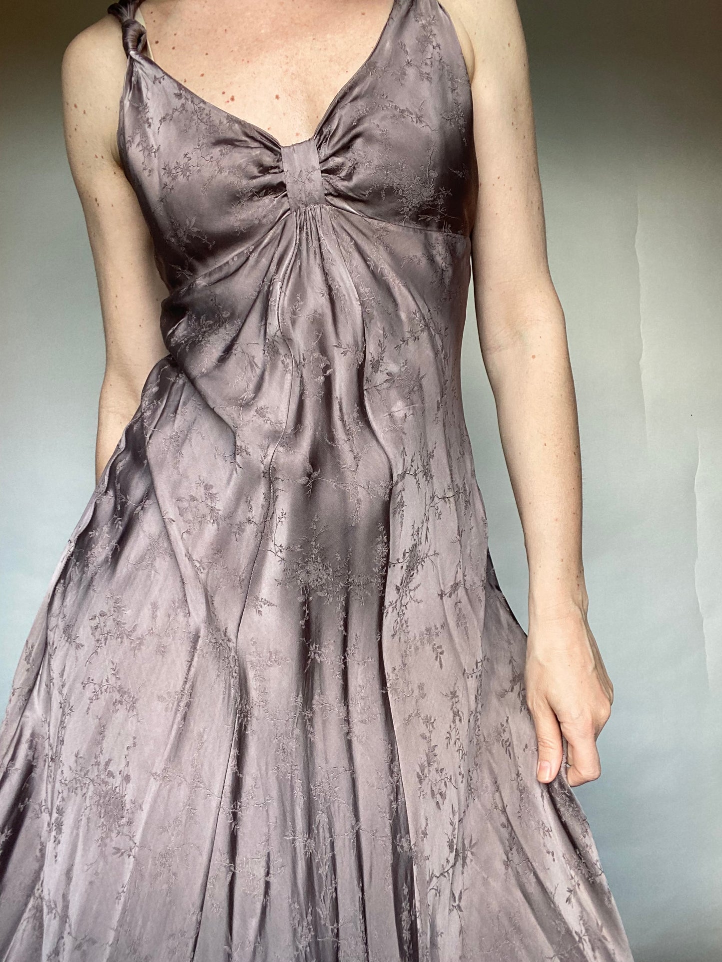 Twinset abito damascato