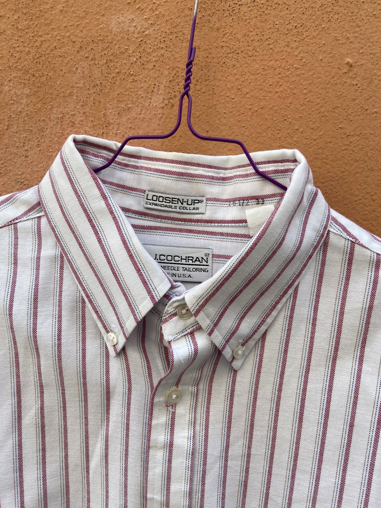 Camicia righe rossiccio