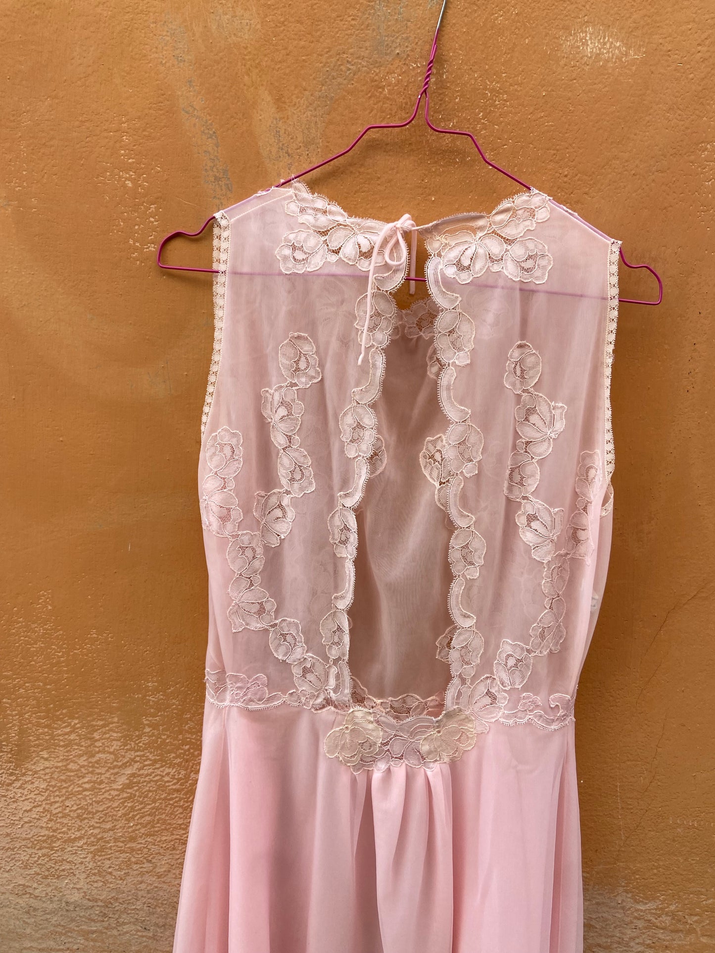 Abito camicia da notte rosa