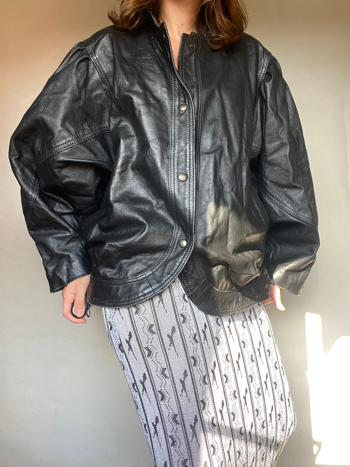 Bluson 80s pelle