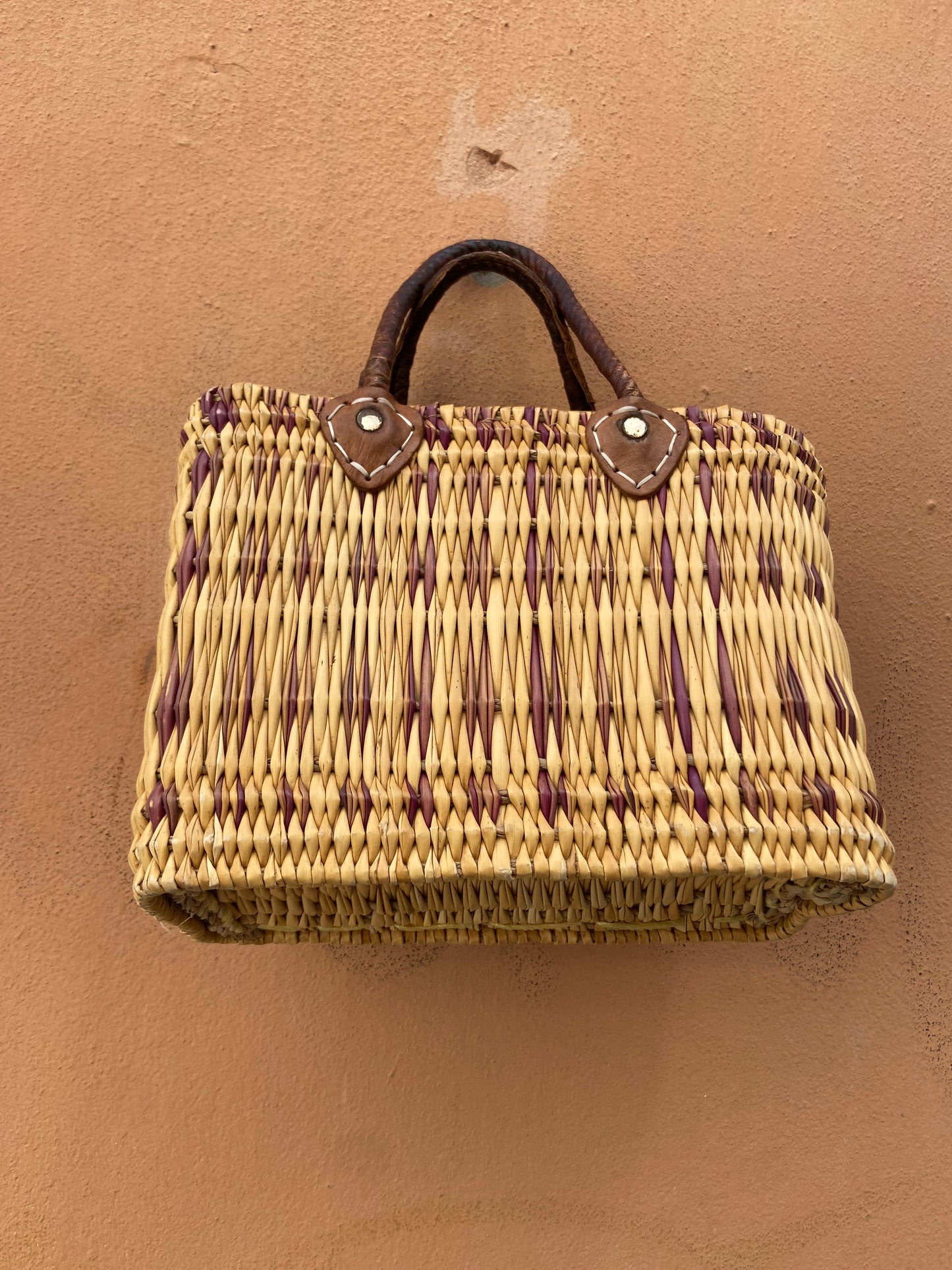Bauletto paglia vintage