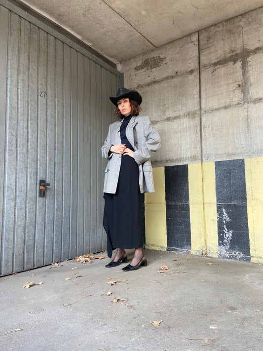 Blazer oversize lana
