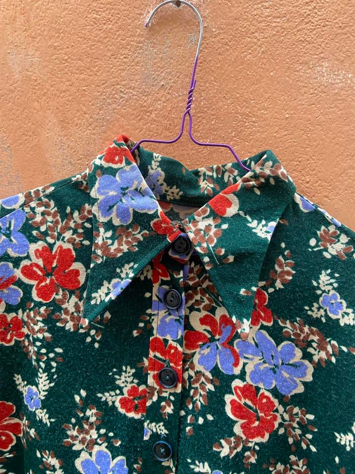 Abito floreale anni 70