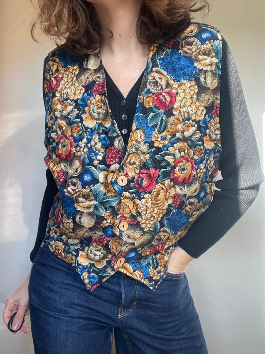 Gilet floreale