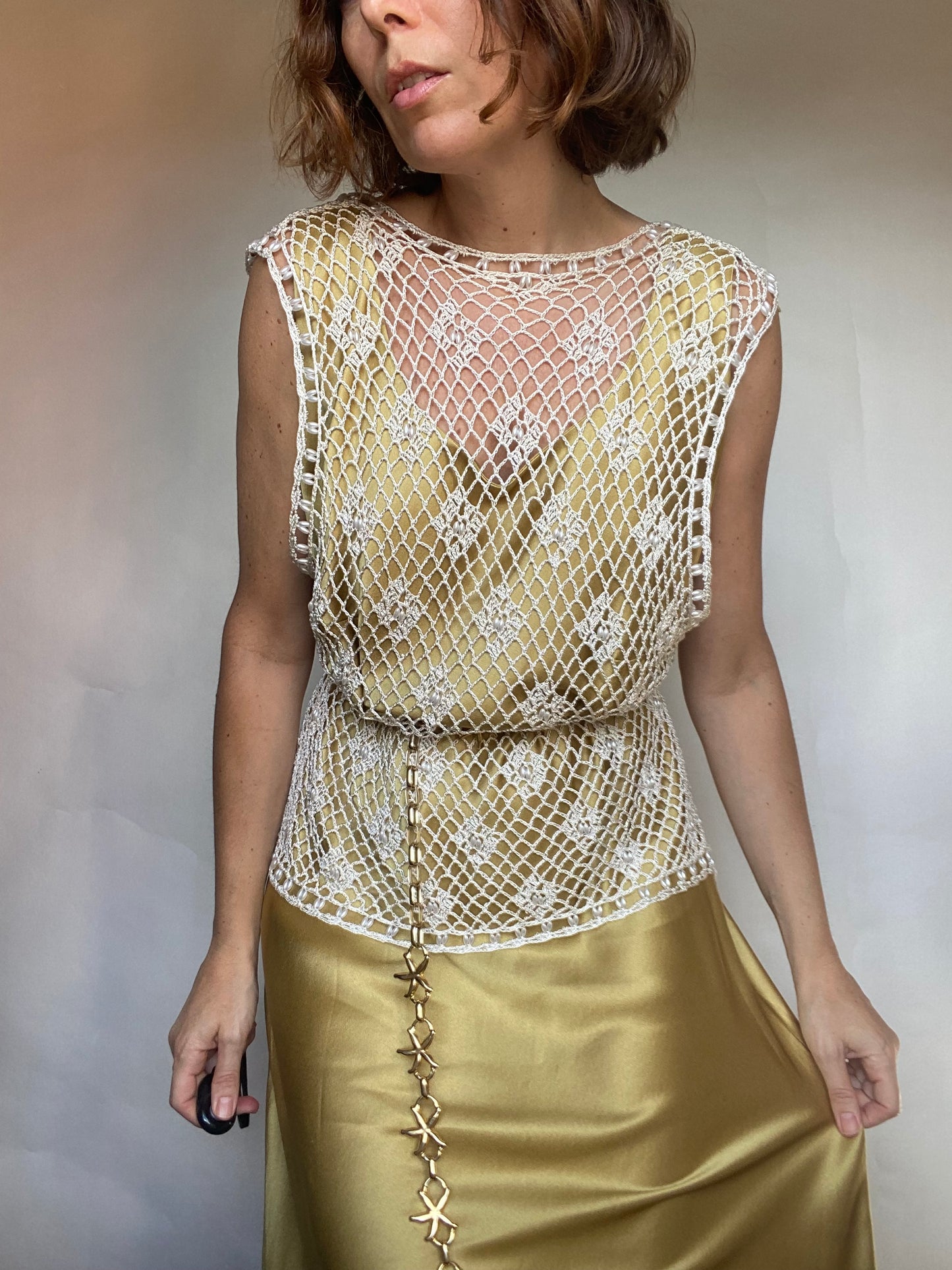 Gilet perline
