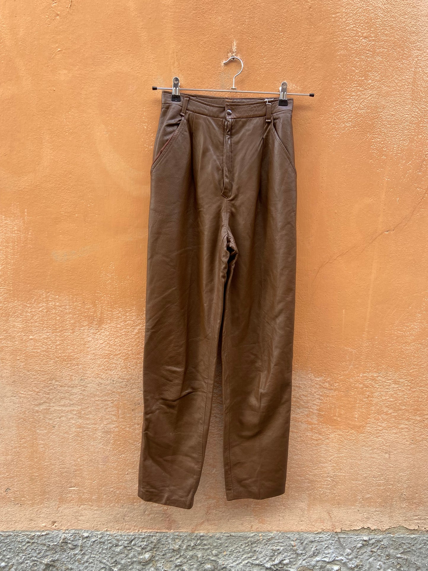 Pantalone in pelle