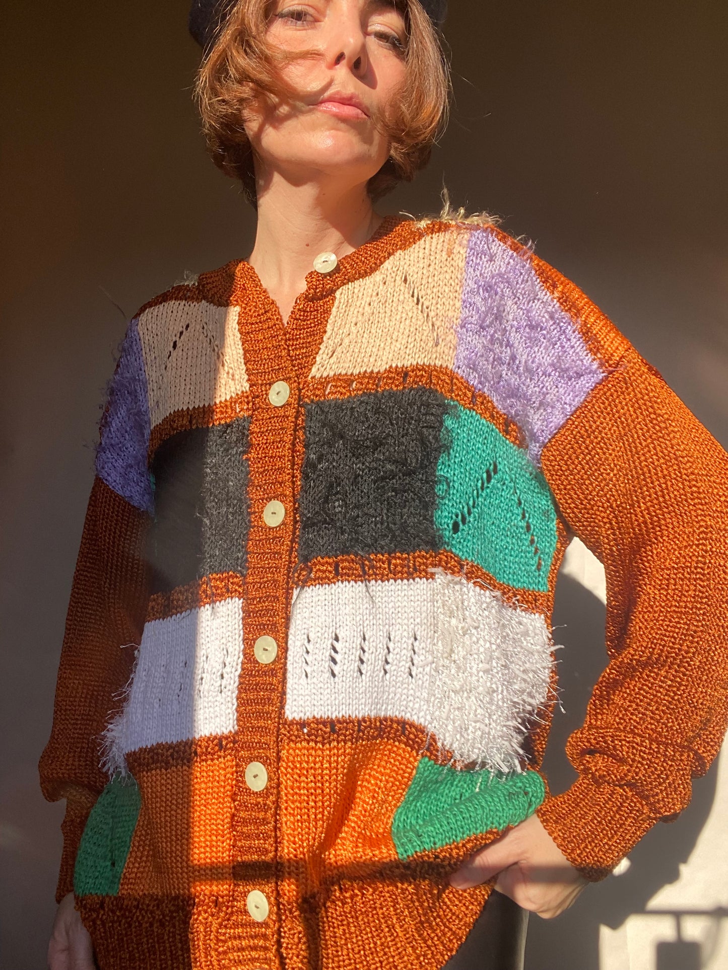 Maglione patchwork