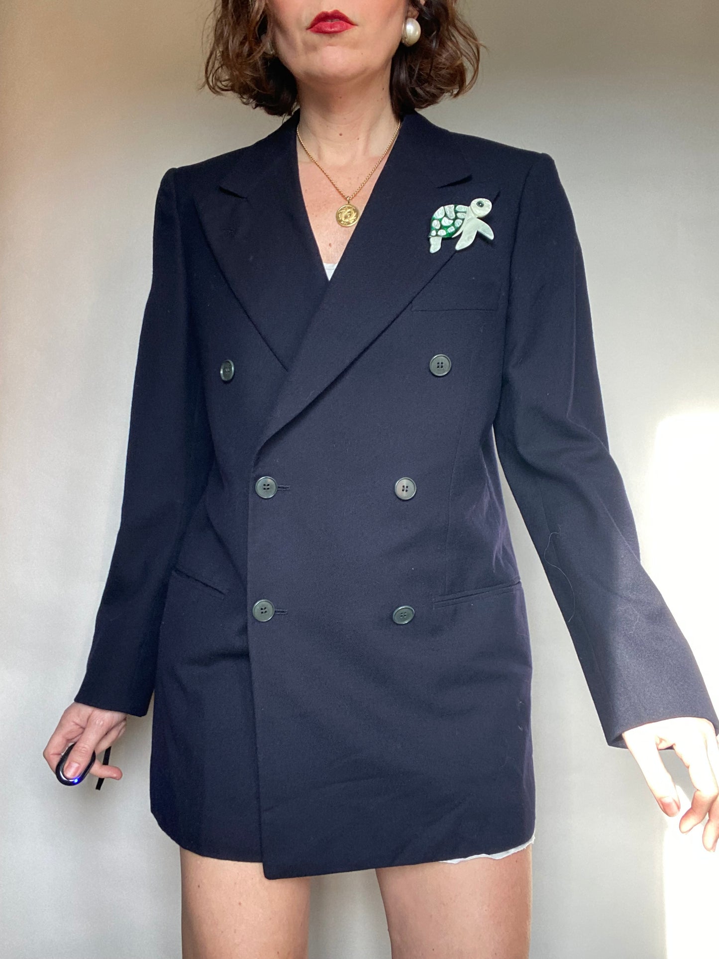 Blazer doppiopetto blu