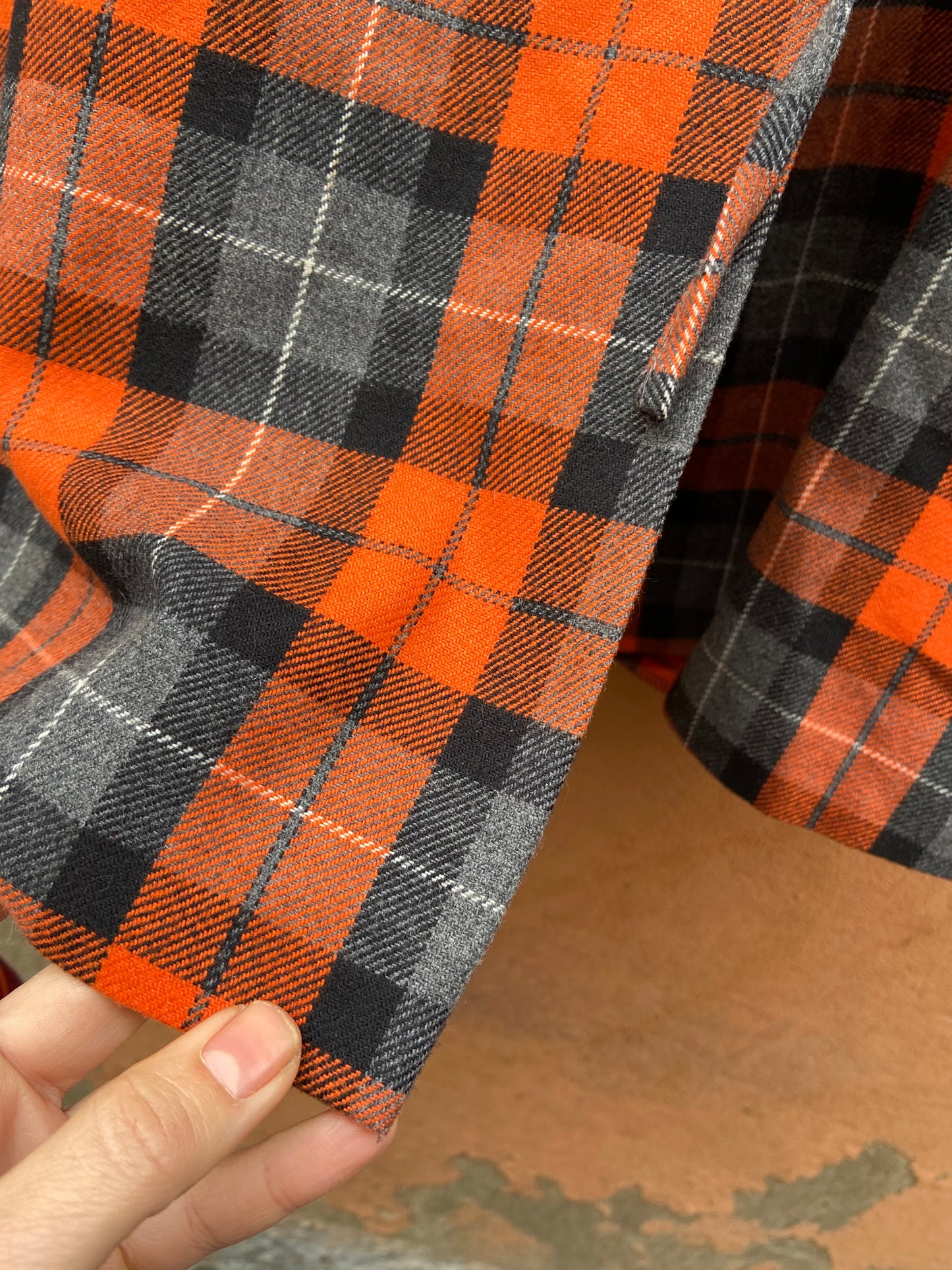 Mini tartan arancio
