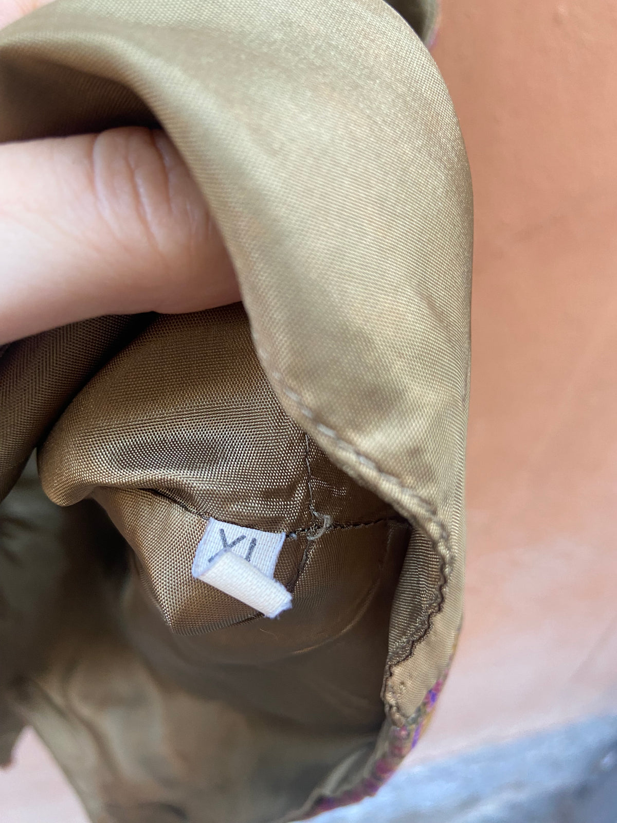 Gilet velluto marrone