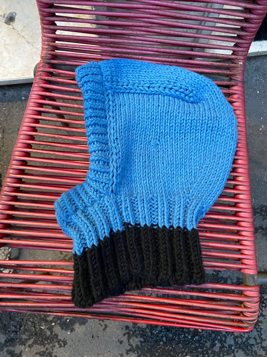 Balaclava nero azzurro