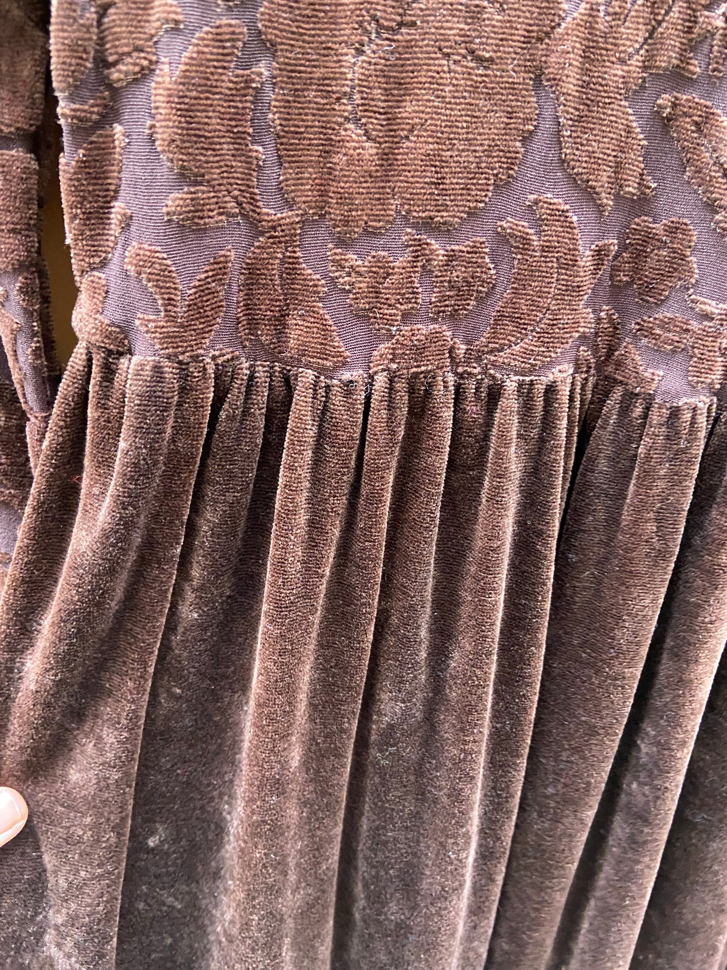 Abito grunge ciniglia