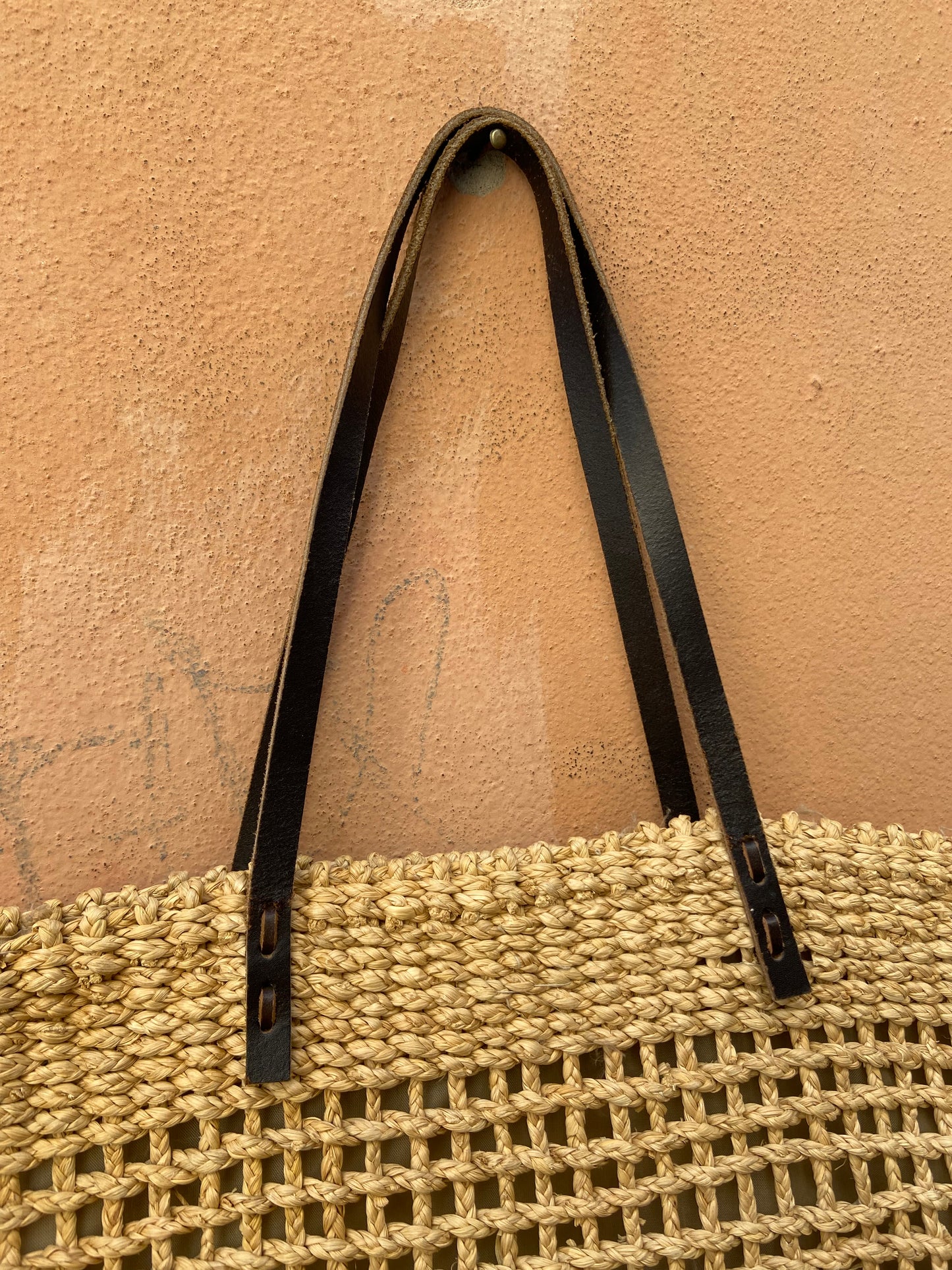 Borsa spiaggia paglia media