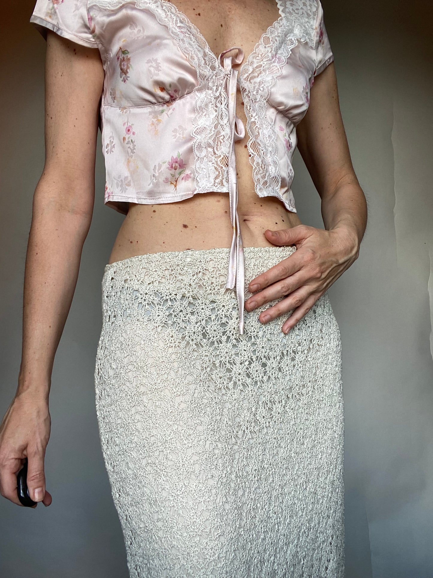 Gonna midi crochet