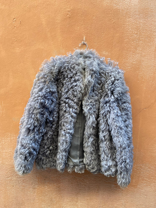 Pelliccia agnello Argento